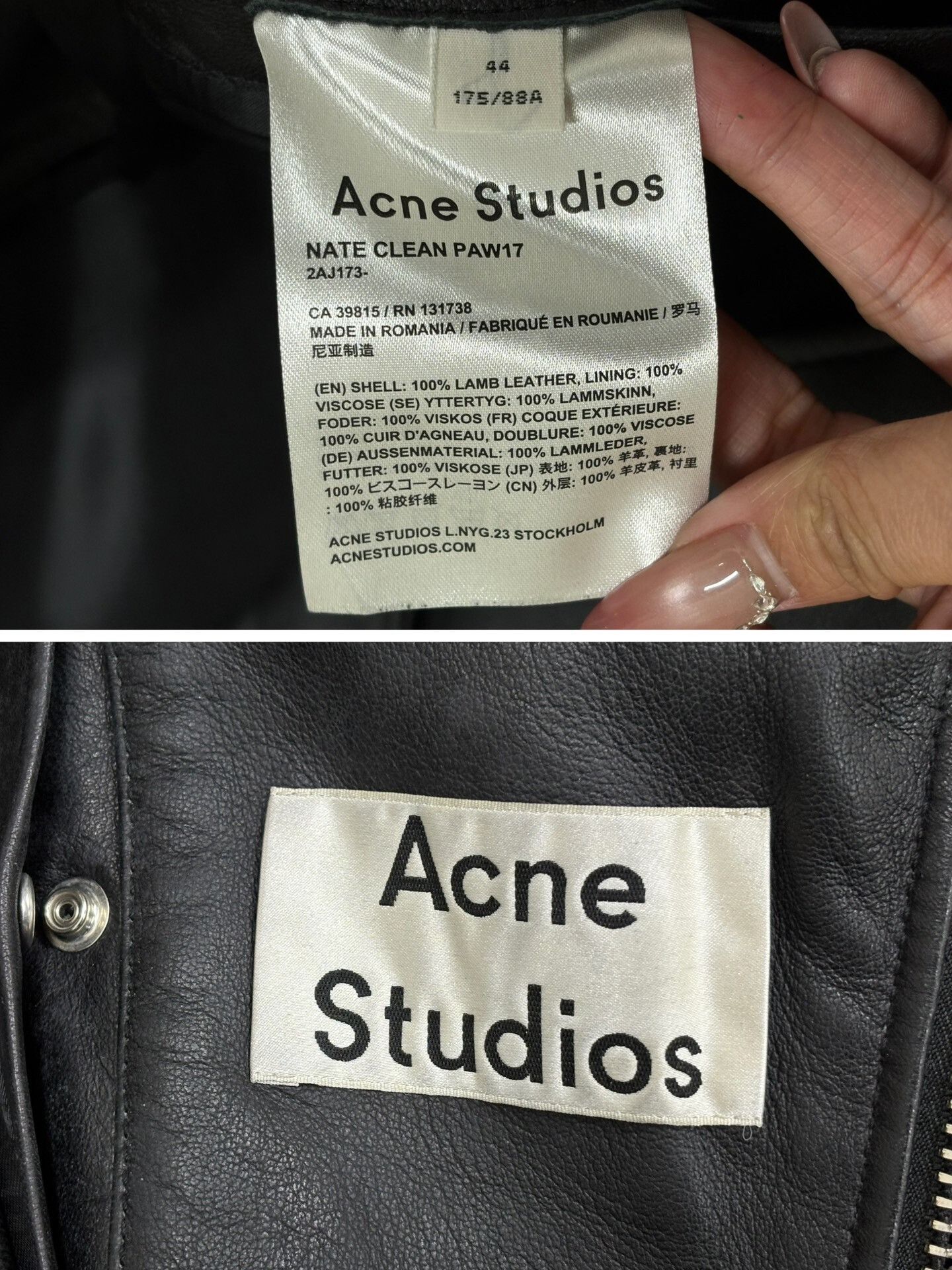 Acne Studios Acne Studios Sheepskin Biker Jacket Size M / US 6-8 / IT 42-44 - 9 Thumbnail