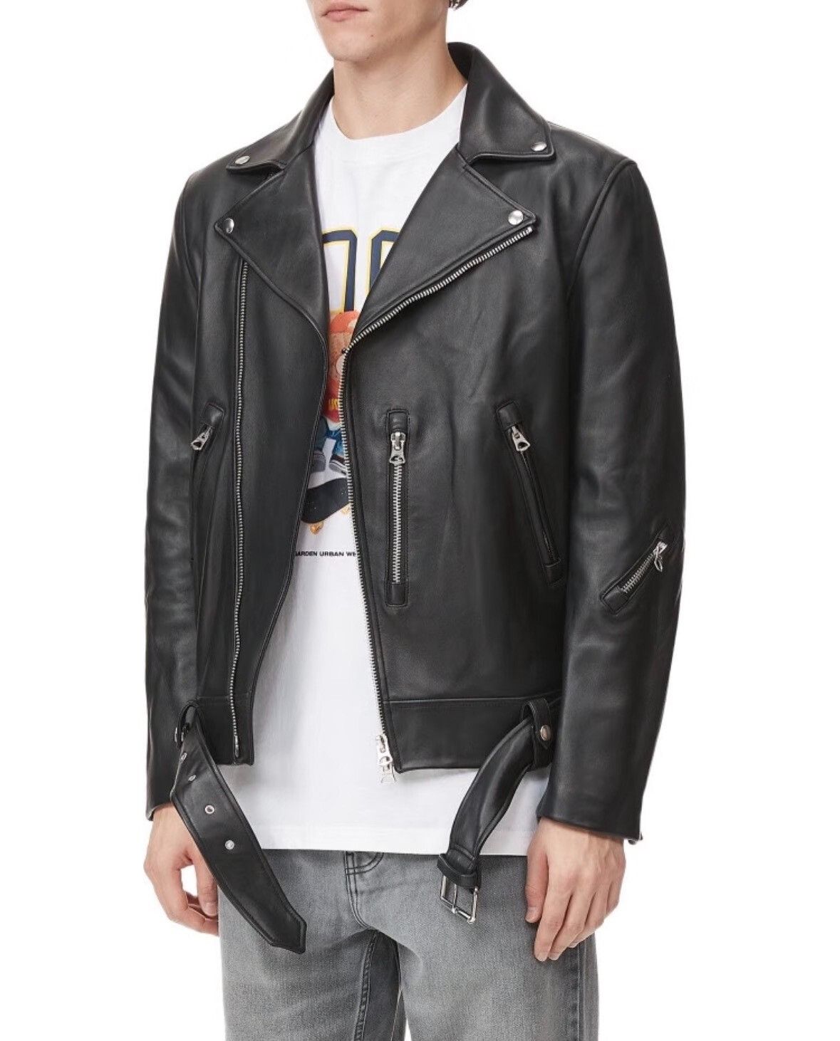 Acne Studios Acne Studios Sheepskin Biker Jacket Size M / US 6-8 / IT 42-44 - 4 Thumbnail
