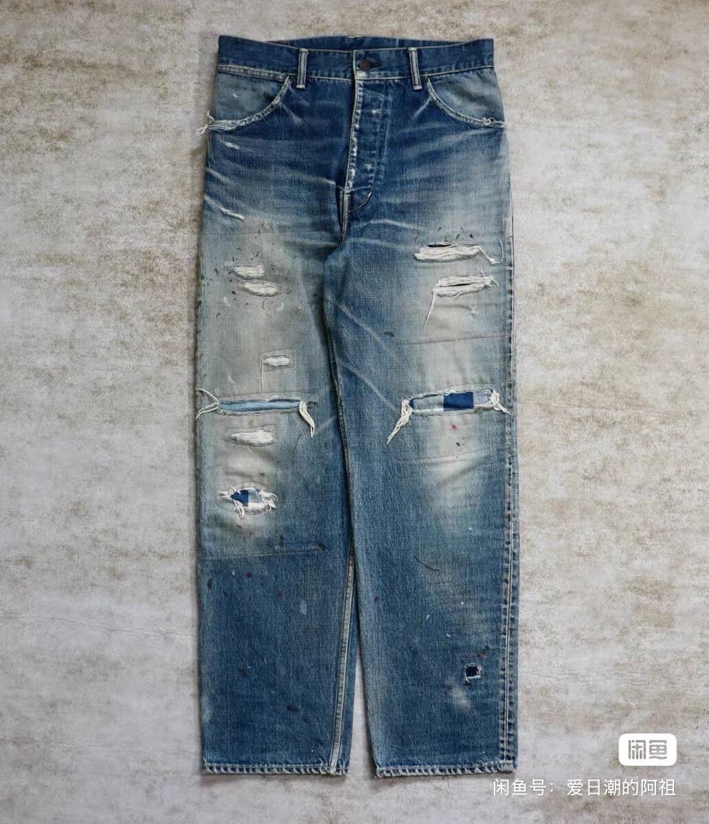 Visvim Visvim 19ss Hakama Crash Jeans Size US 26 / EU 42 - 2 Thumbnail