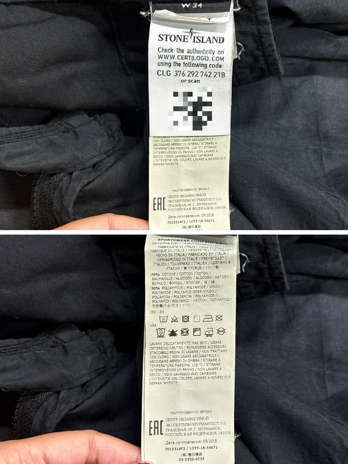 Stone Island Shadow Project Stone Island Ghost Cargo Pants W34 Size US 34 / EU 50 - 9 Thumbnail