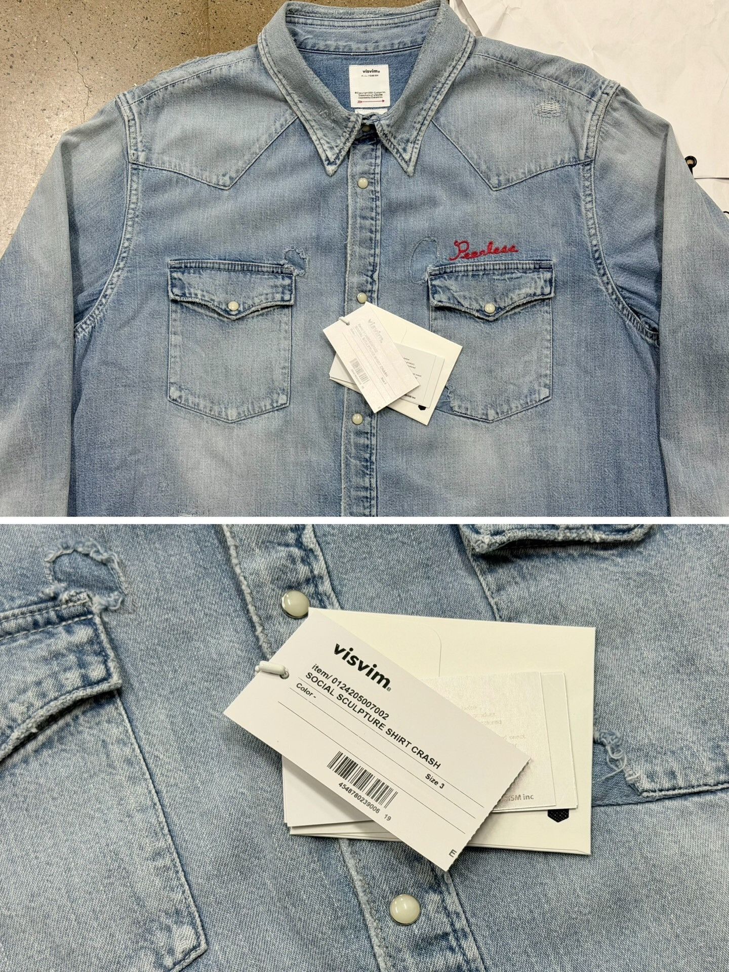 Visvim VISVIM Social Sculpture Shirt Crash Size US L / EU 52-54 / 3 - 6 Thumbnail