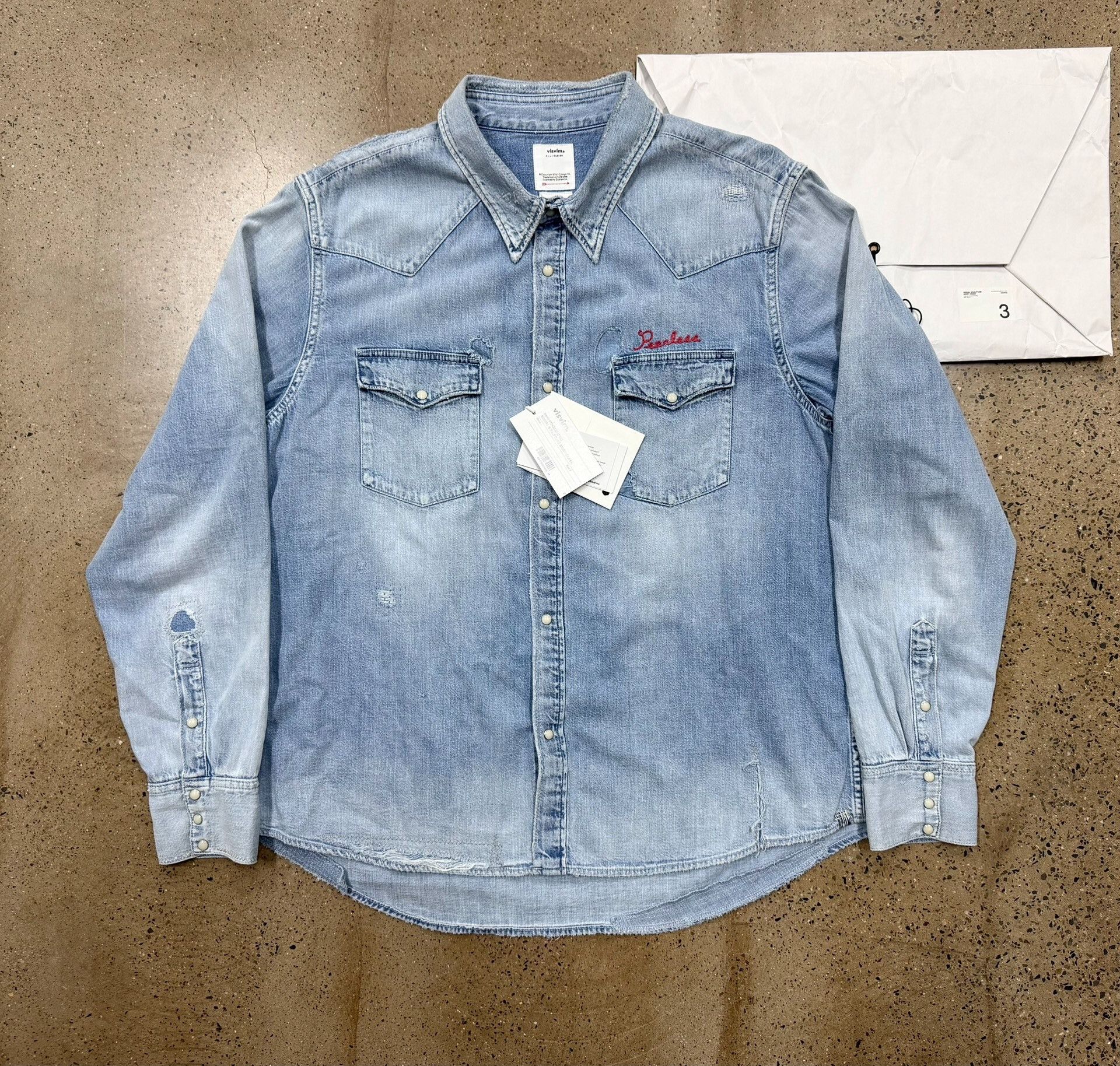 Visvim VISVIM Social Sculpture Shirt Crash Size US L / EU 52-54 / 3 - 2 Thumbnail