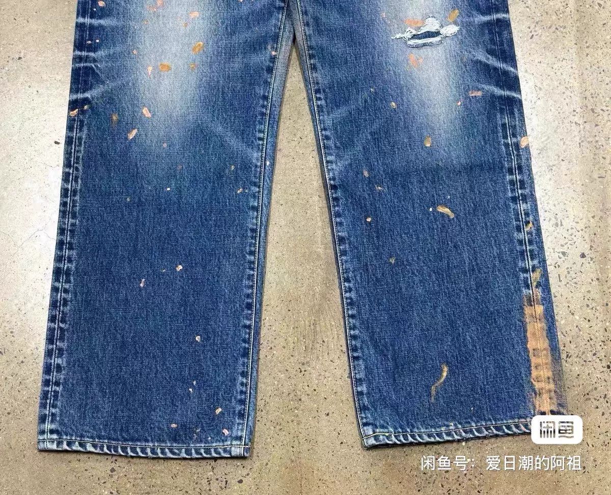 Visvim Visvim Social Sculpture Wide Damaged Jeans Size US 32 / EU 48 - 6 Thumbnail