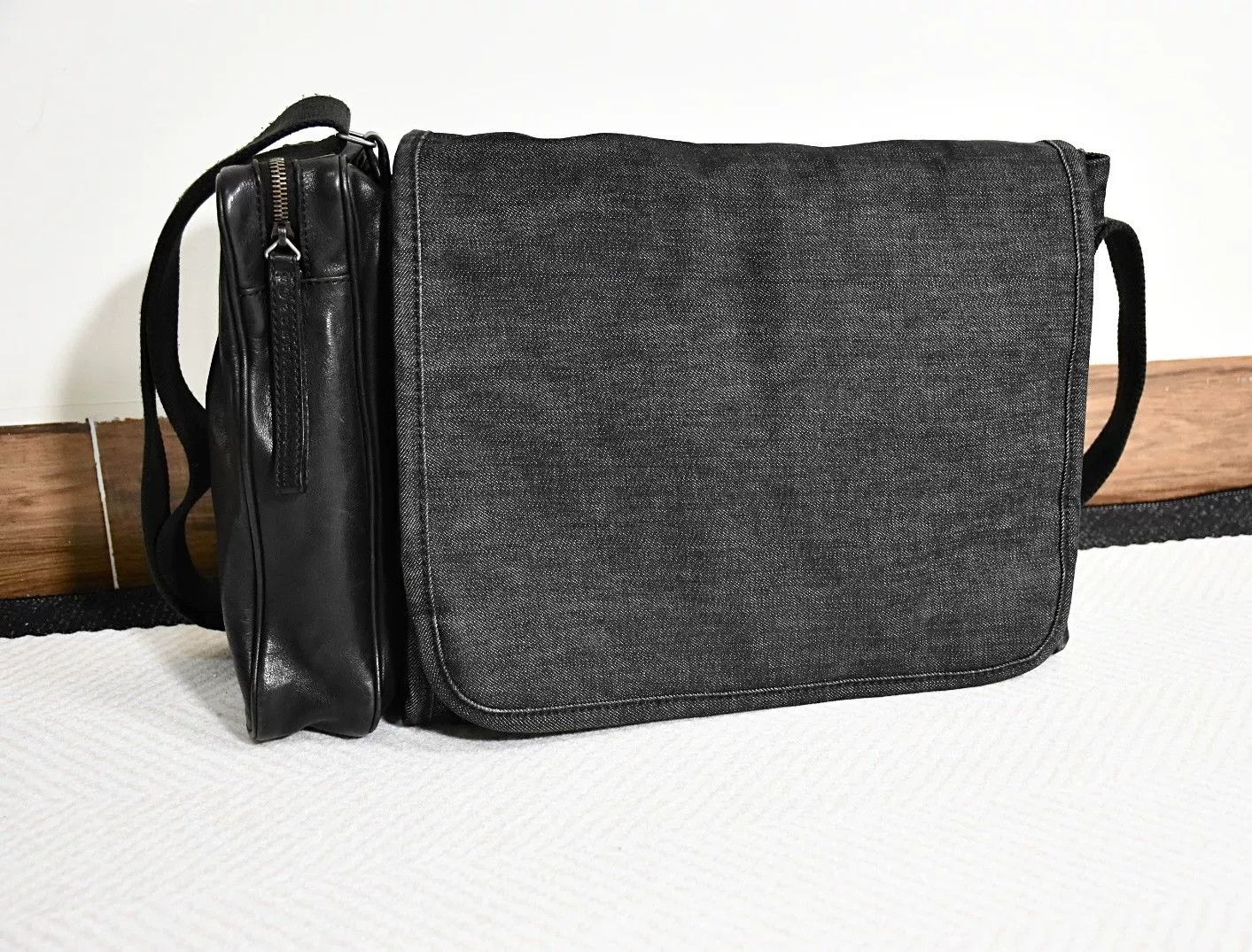 Maison Margiela Maison Margiela Deconstructed Patchwork Messenger Bag Size ONE SIZE - 6 Thumbnail