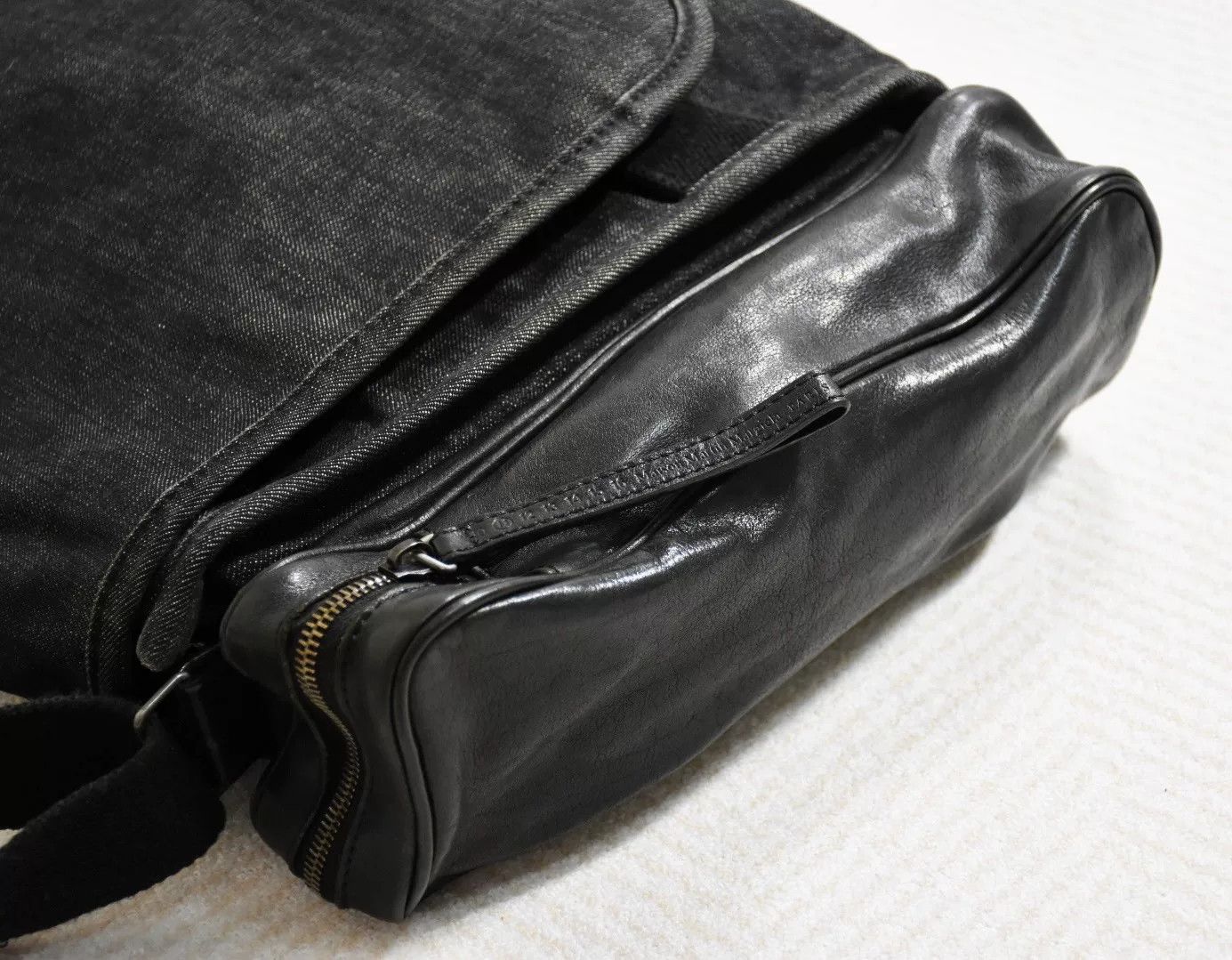 Maison Margiela Maison Margiela Deconstructed Patchwork Messenger Bag Size ONE SIZE - 4 Thumbnail