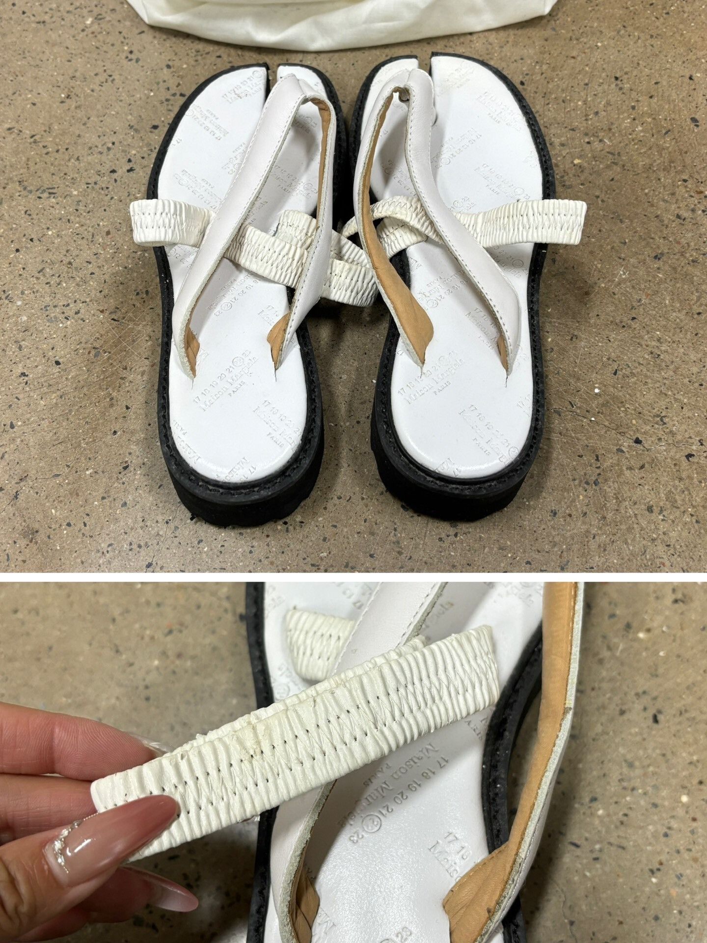 Maison Margiela Maison Margiela Tabi Thong Sandals Size US 7.5 / EU 40-41 - 5 Thumbnail