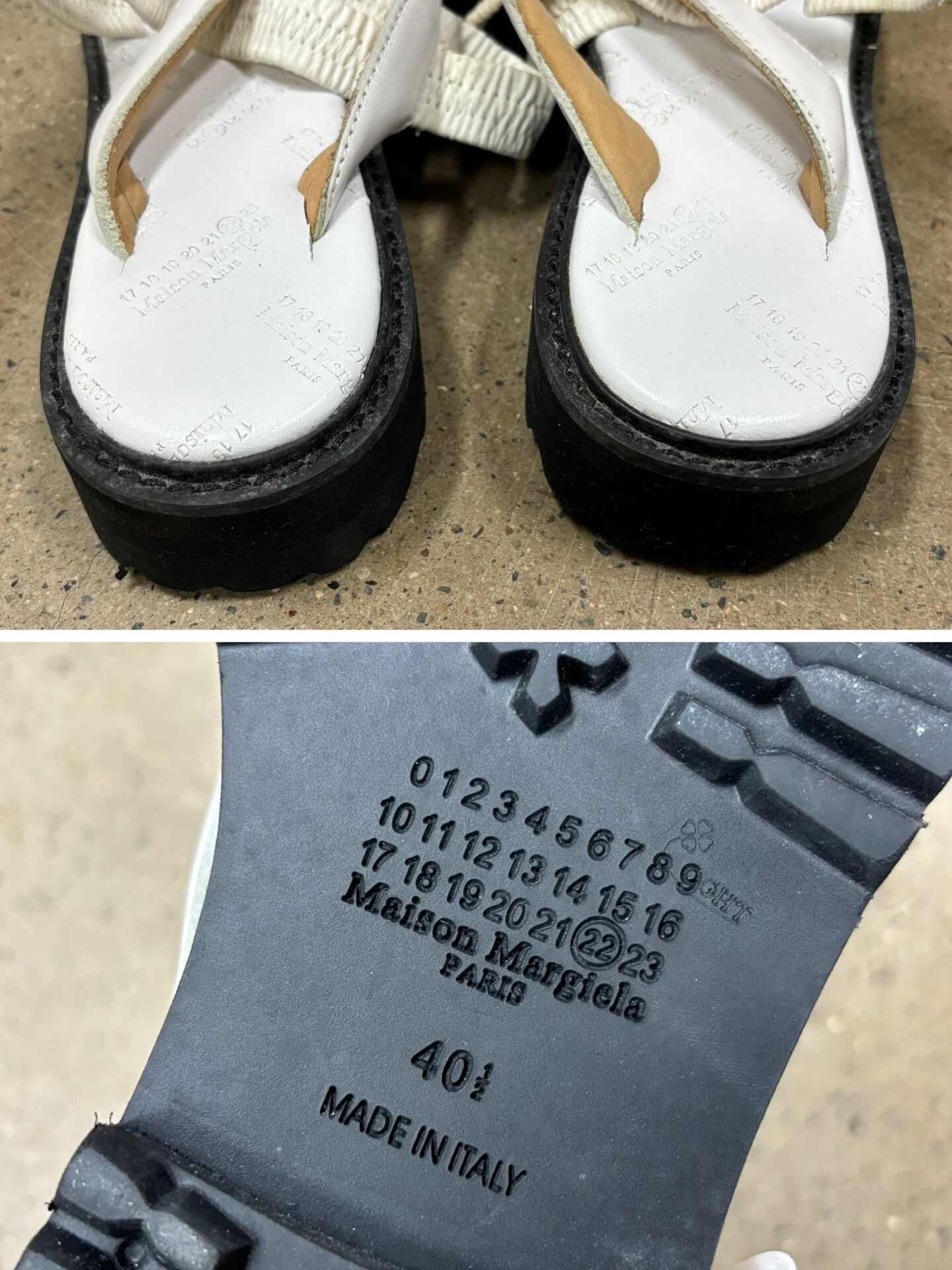 Maison Margiela Maison Margiela Tabi Thong Sandals Size US 7.5 / EU 40-41 - 8 Thumbnail