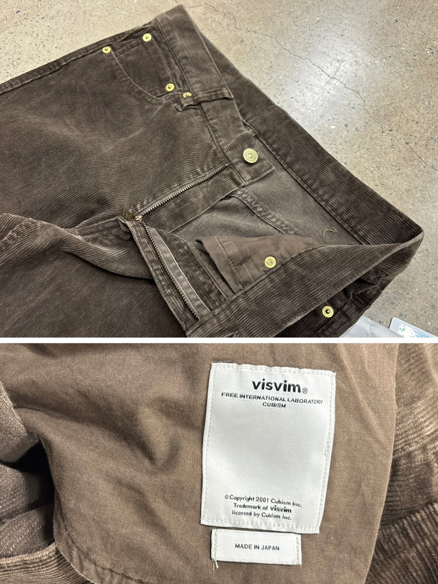 Visvim Visvim Fluxus 04 N.D. Slub Corduroy Pants Size US 26 / EU 42 - 5 Thumbnail