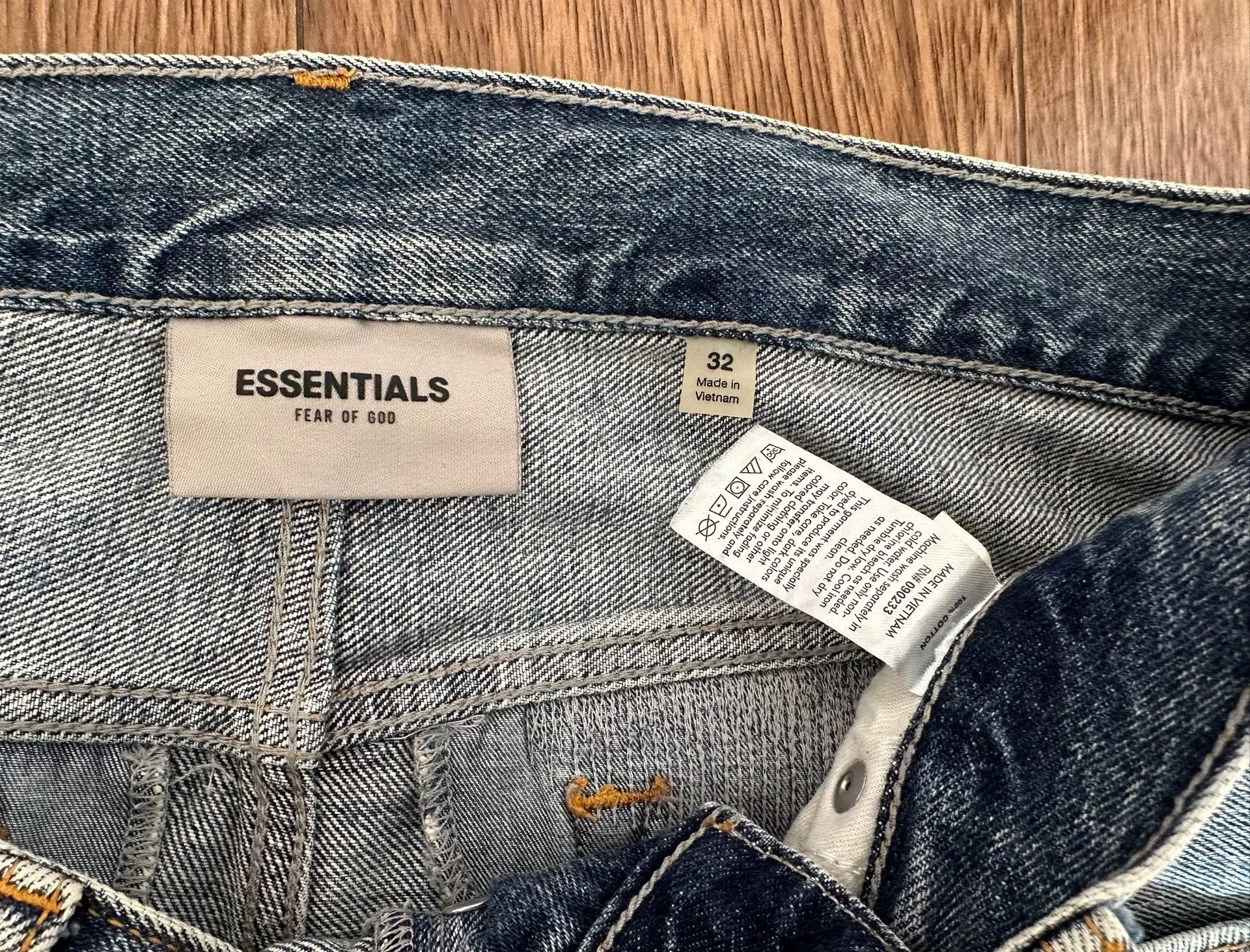 Fear of God Fear of God Essentials FW20 Denim Jeans Size US 32 / EU 48 - 3 Thumbnail