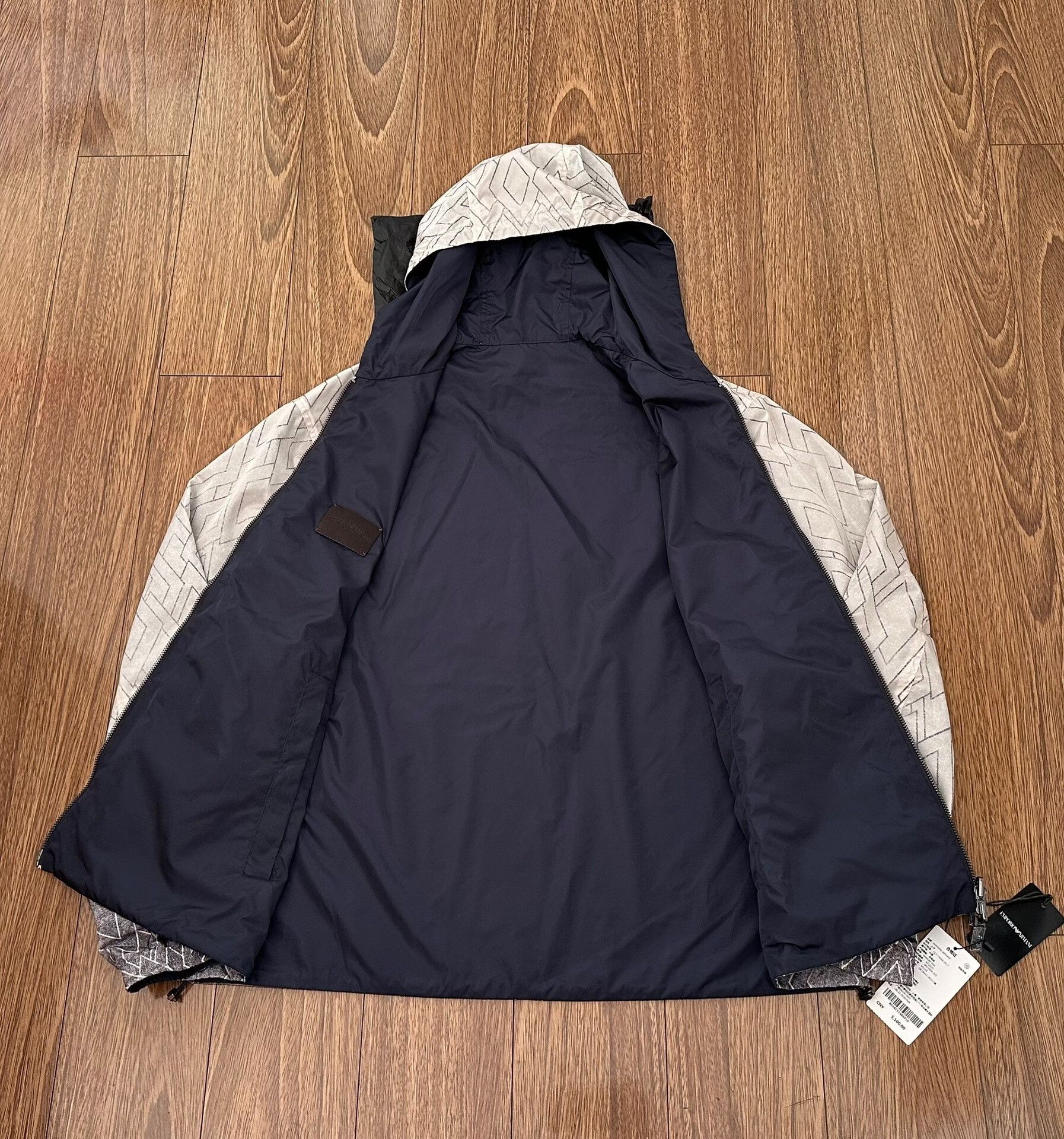 Emporio Armani Emporio Armani FW25 Long Sleeve Hooded Jacket Size US L / EU 52-54 / 3 - 3 Thumbnail