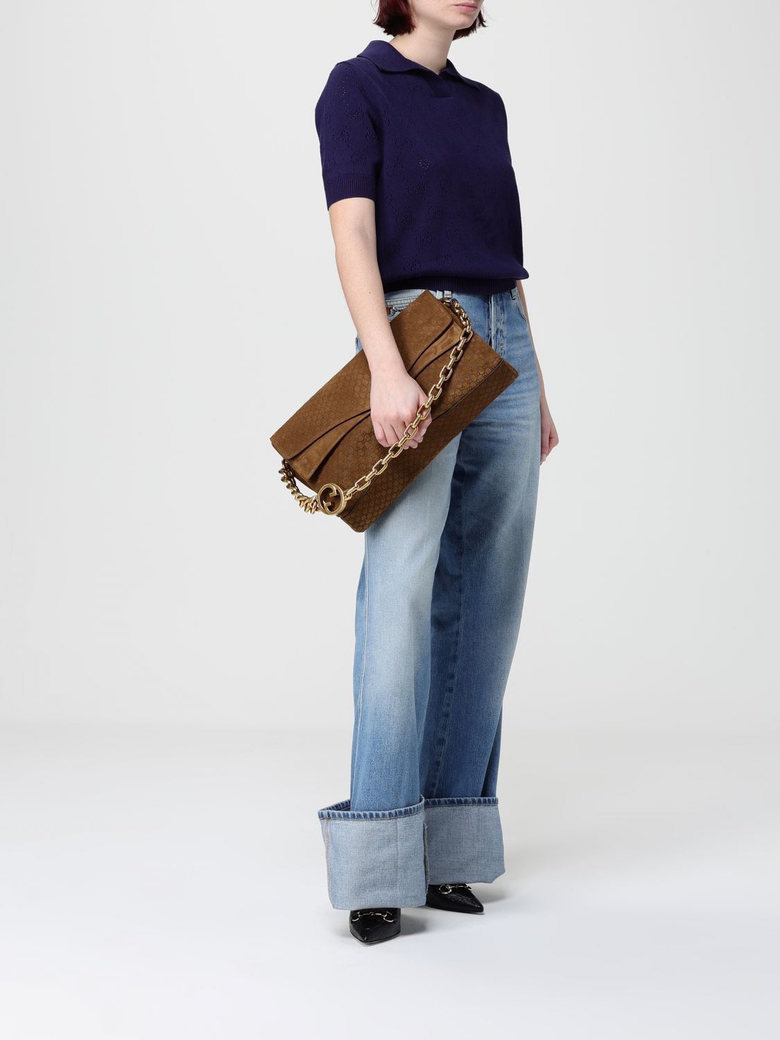 Gucci Gucci Shoulder Bag Woman Brown Size ONE SIZE - 2 Thumbnail