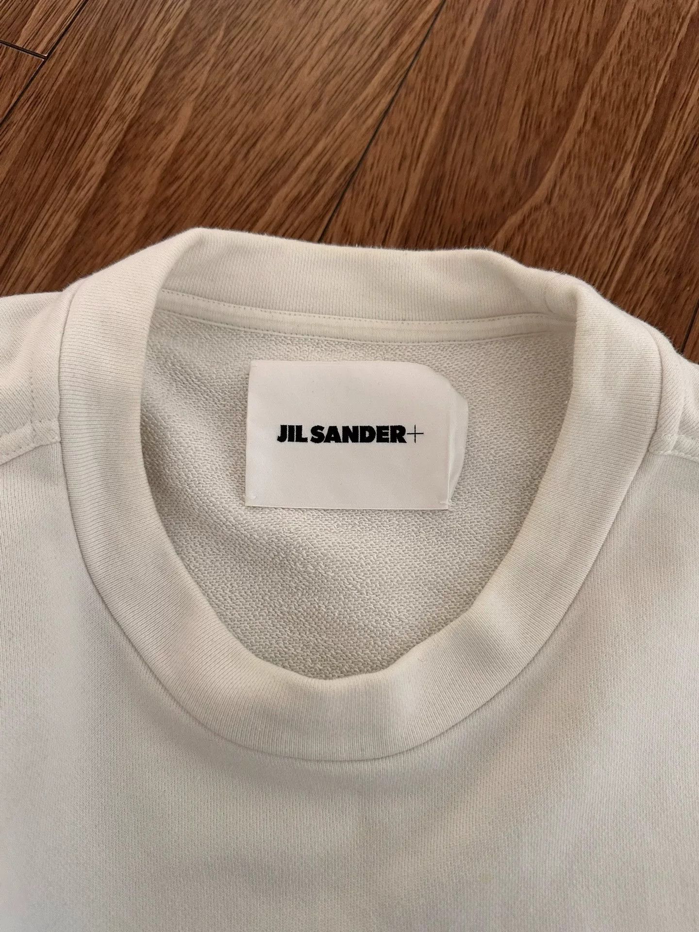 Jil Sander Jil Sander Logo Organic Cotton Crewneck Sweatshirt Size US L / EU 52-54 / 3 - 4 Thumbnail