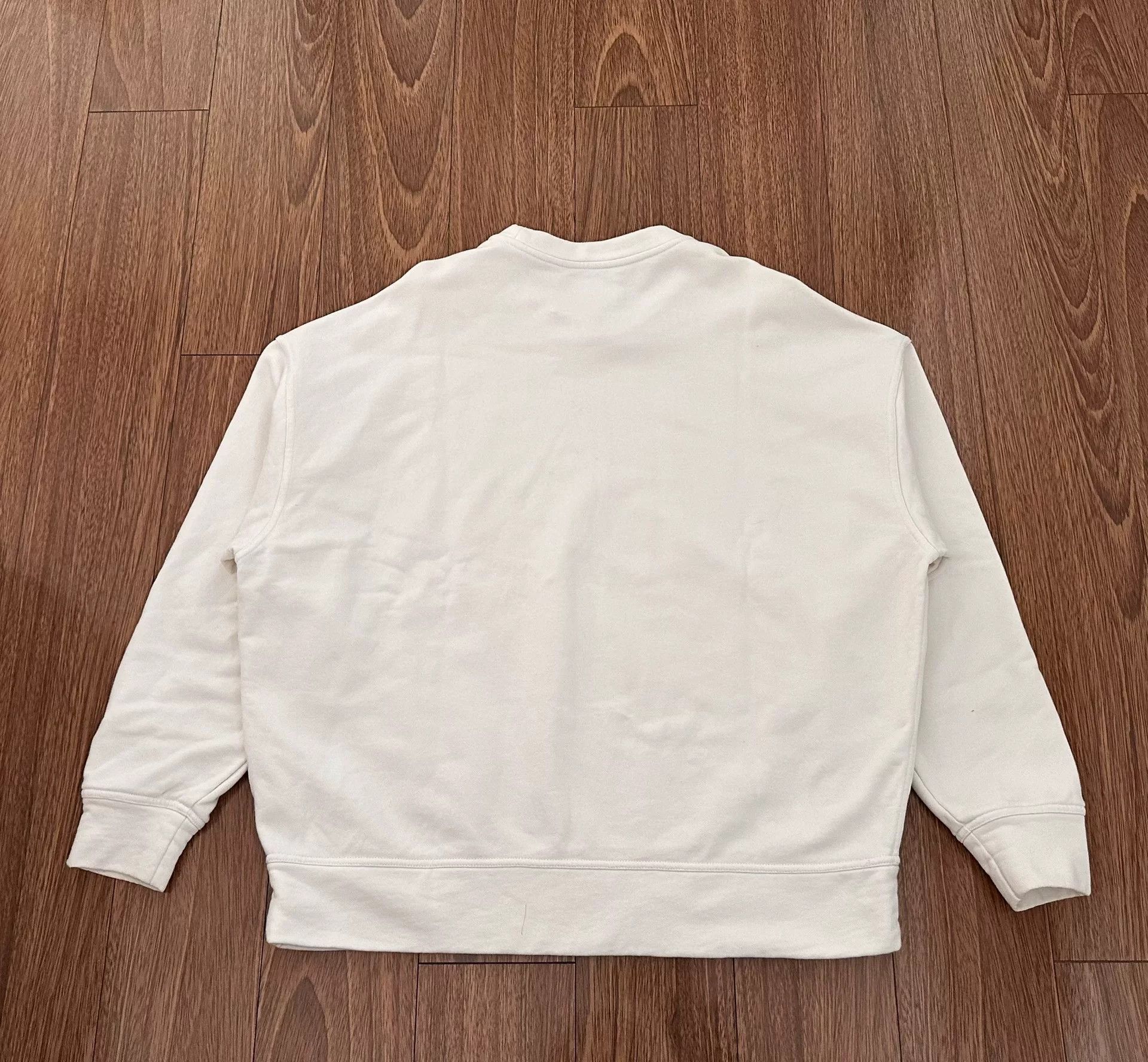 Jil Sander Jil Sander Logo Organic Cotton Crewneck Sweatshirt Size US L / EU 52-54 / 3 - 2 Thumbnail