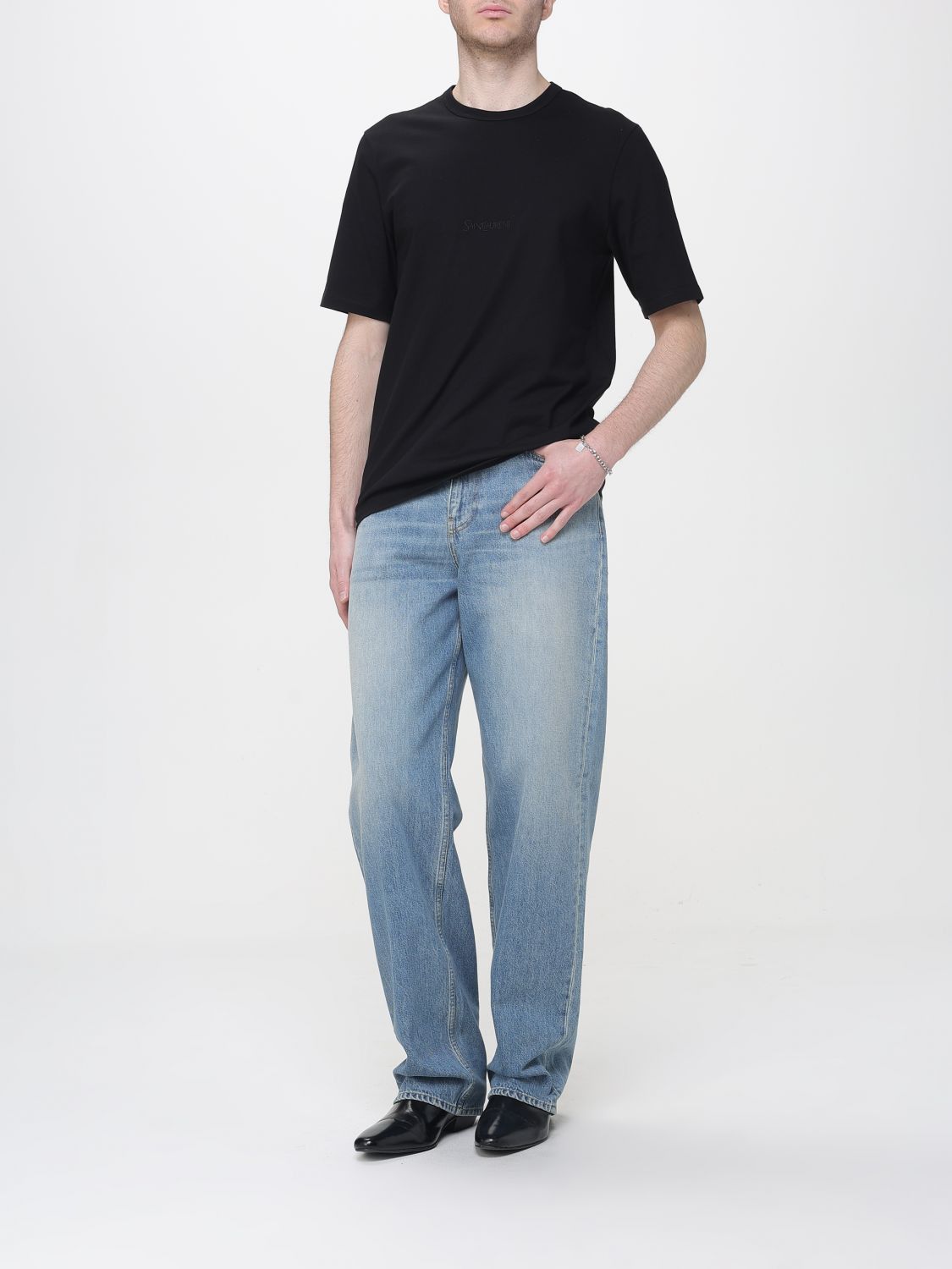 Saint Laurent Paris Saint Laurent T-Shirt Men Black Size US L / EU 52-54 / 3 - 2 Thumbnail