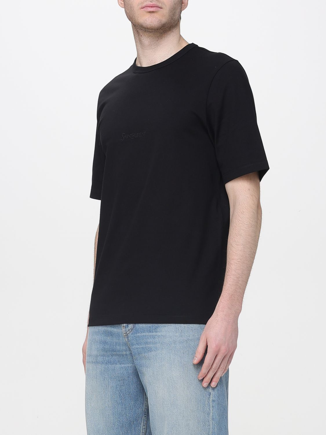 Saint Laurent Paris Saint Laurent T-Shirt Men Black Size US M / EU 48-50 / 2 - 4 Thumbnail
