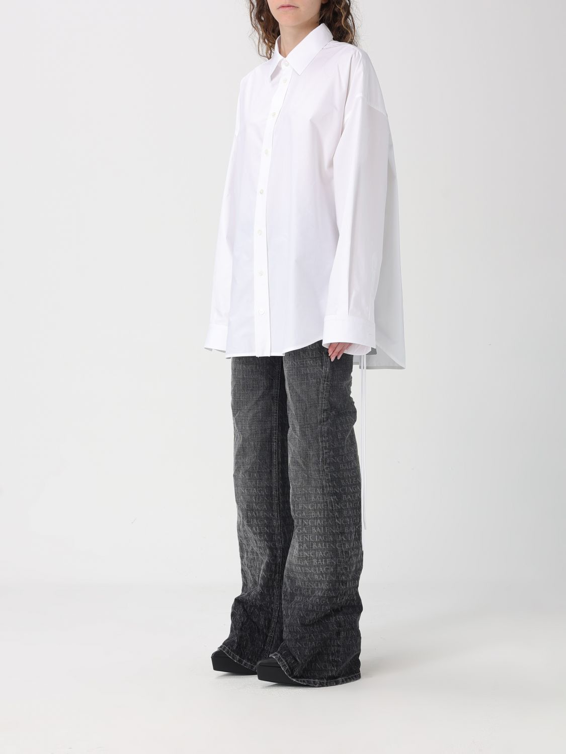 Balenciaga Balenciaga Shirt Woman White Size XS / US 0-2 / IT 36-38 - 4 Thumbnail