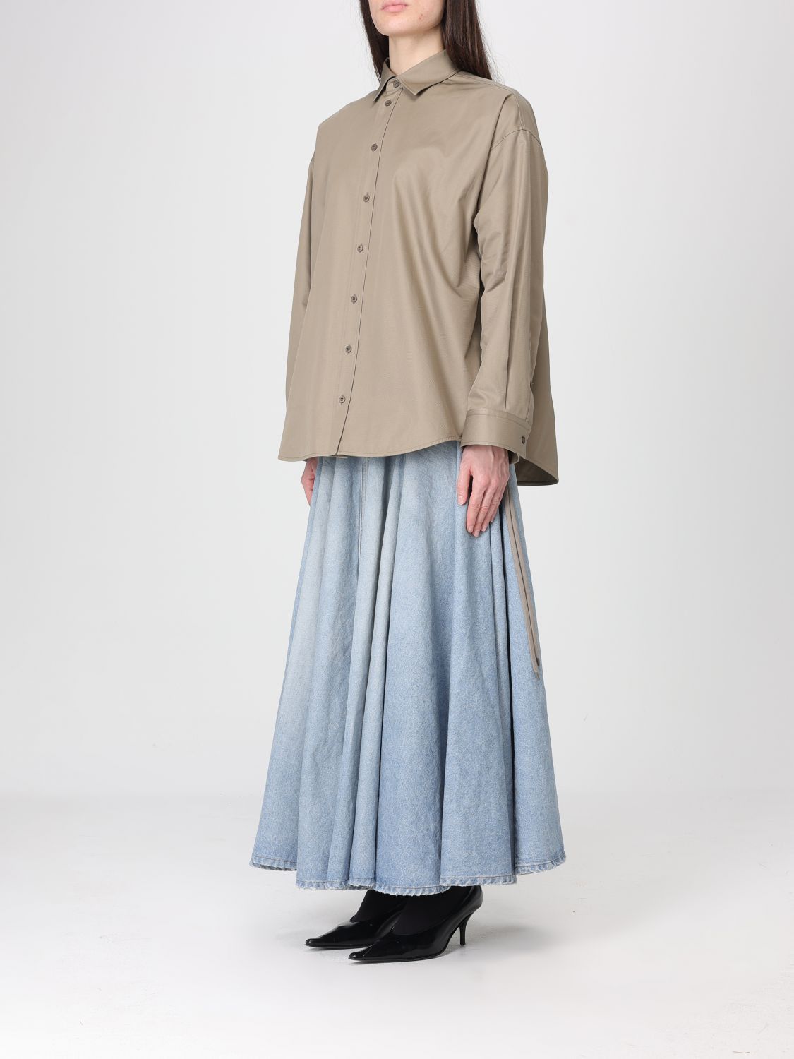 Balenciaga Balenciaga Shirt Woman Sand Size XXS / US 00 / IT 34 - 4 Thumbnail