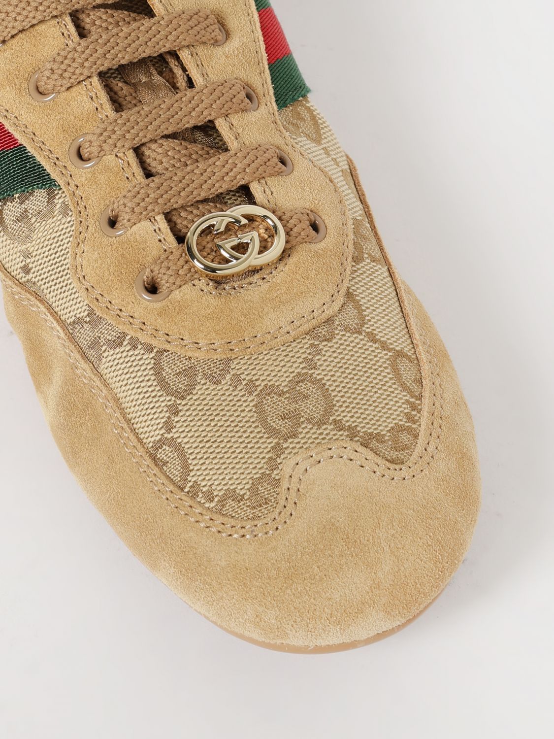 Gucci Gucci Sneakers Woman Beige Size US 8.5 / IT 38.5 - 4 Thumbnail