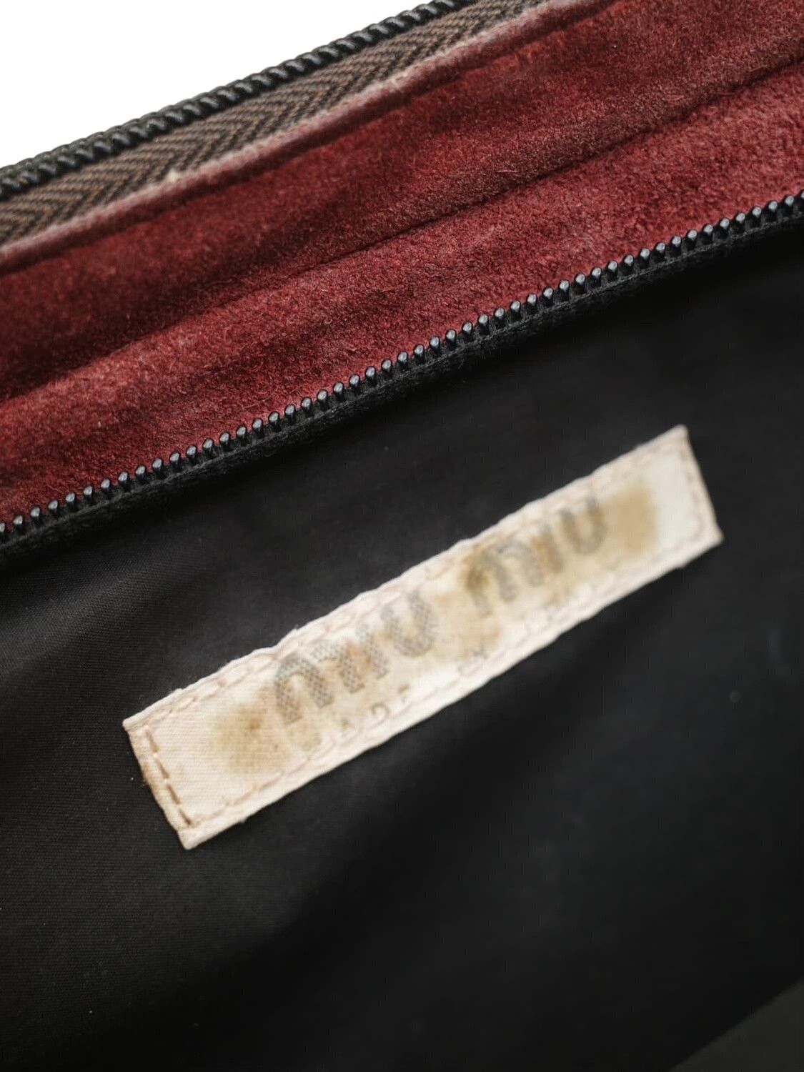 Miu Miu Miu Miu Vintage Bordeaux Fanny Pack Size ONE SIZE - 7 Thumbnail
