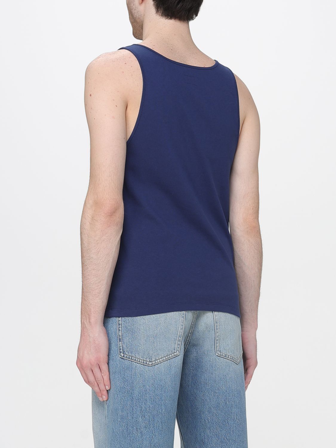 Saint Laurent Paris Saint Laurent T-Shirt Men Blue Size US L / EU 52-54 / 3 - 3 Thumbnail