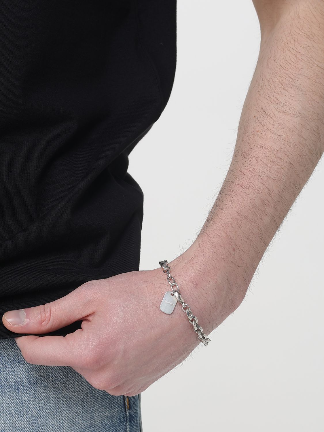Saint Laurent Paris Saint Laurent Jewel Men Silver Size ONE SIZE - 2 Thumbnail