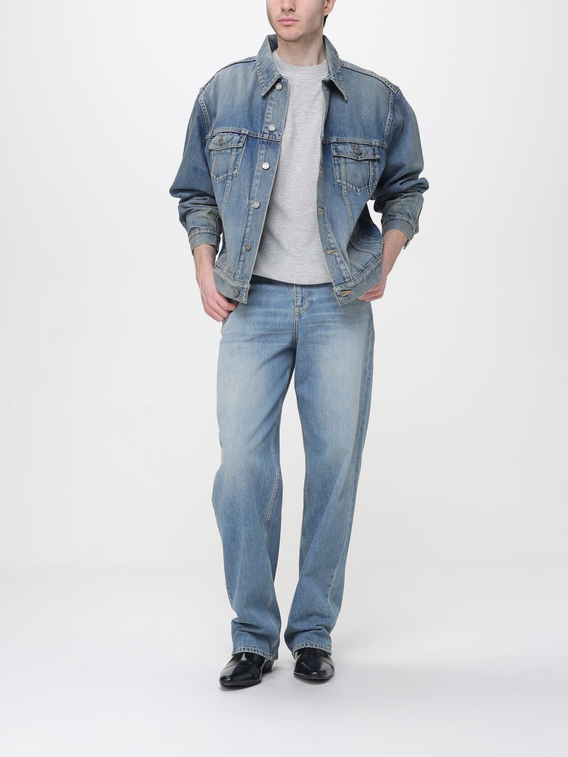 Saint Laurent Paris Saint Laurent Jacket Men Blue Size US XL / EU 56 / 4 - 2 Thumbnail