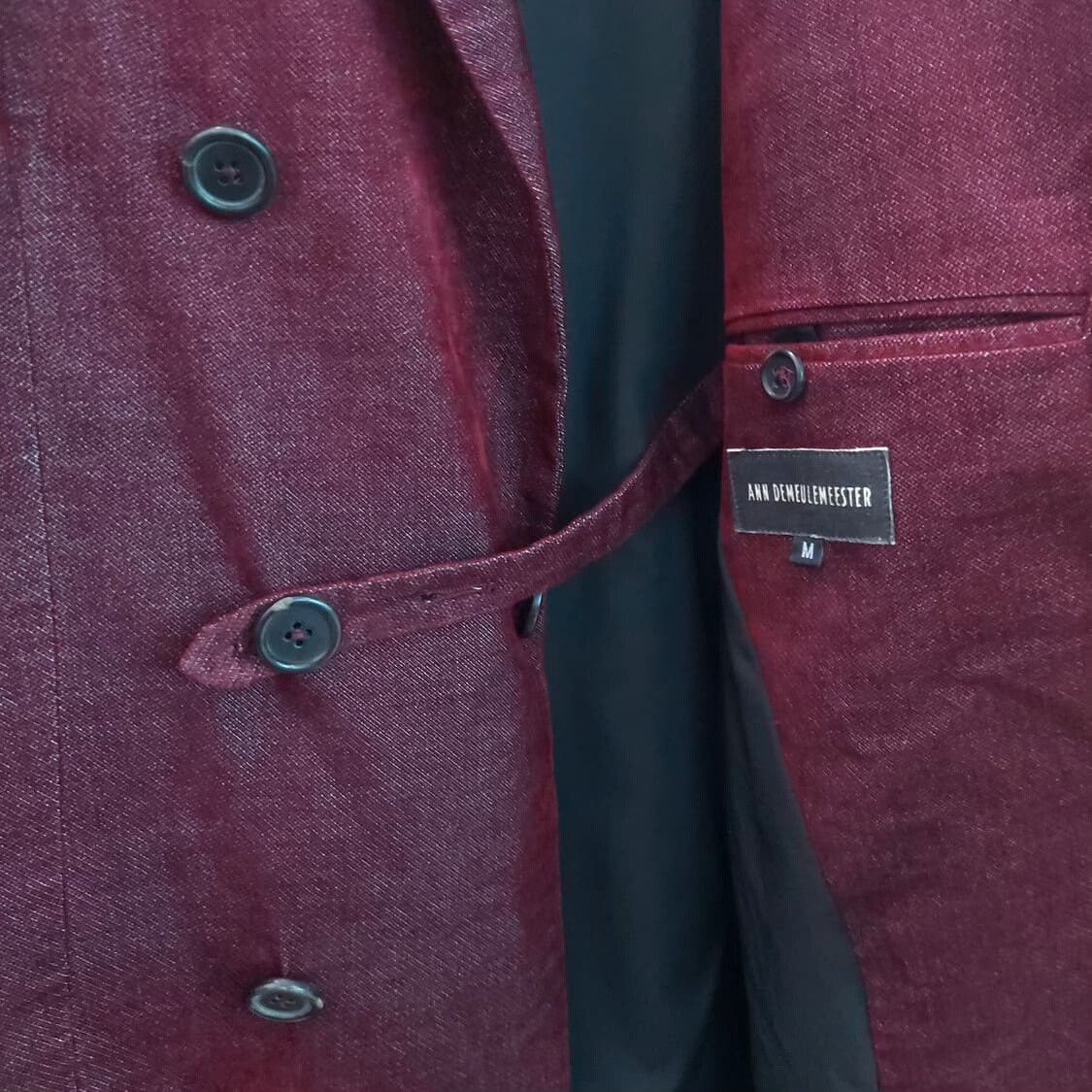 Ann Demeulemeester Ann Demeulemeester Bordeaux Coat Size US M / EU 48-50 / 2 - 3 Thumbnail