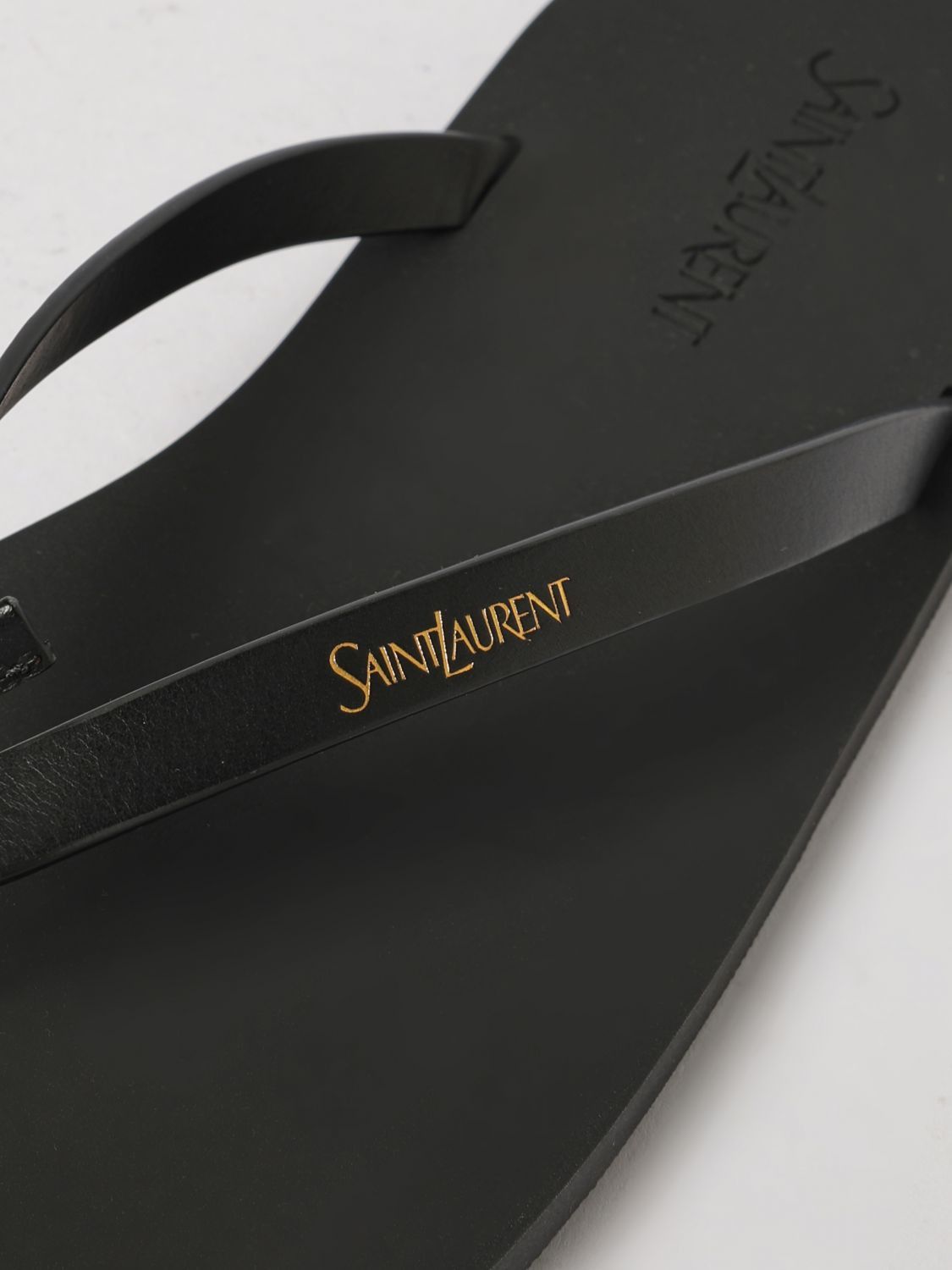 Saint Laurent Paris Saint Laurent Sandals Men Black Size US 9.5 / EU 42-43 - 4 Thumbnail