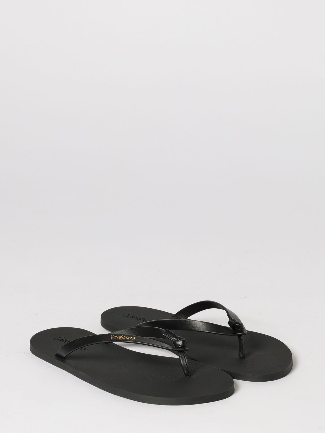 Saint Laurent Paris Saint Laurent Sandals Men Black Size US 11 / EU 44 - 2 Thumbnail