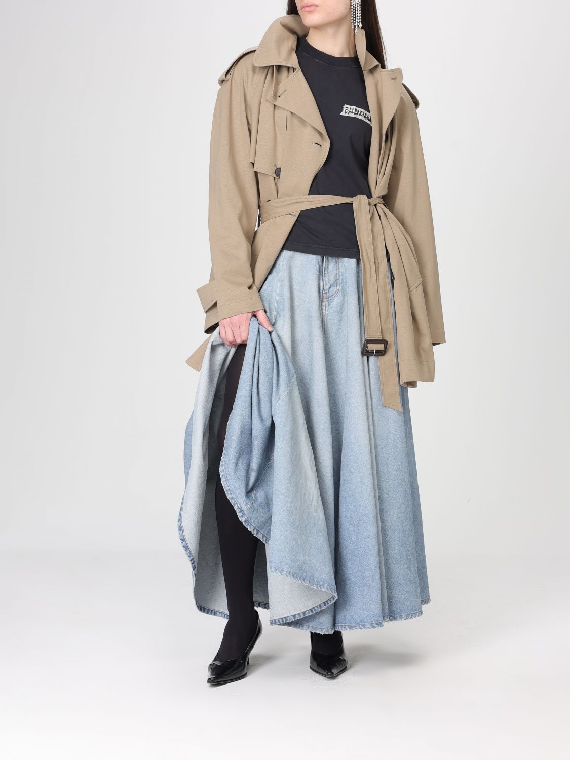 Balenciaga Balenciaga Jacket Woman Beige Size M / US 6-8 / IT 42-44 - 2 Thumbnail