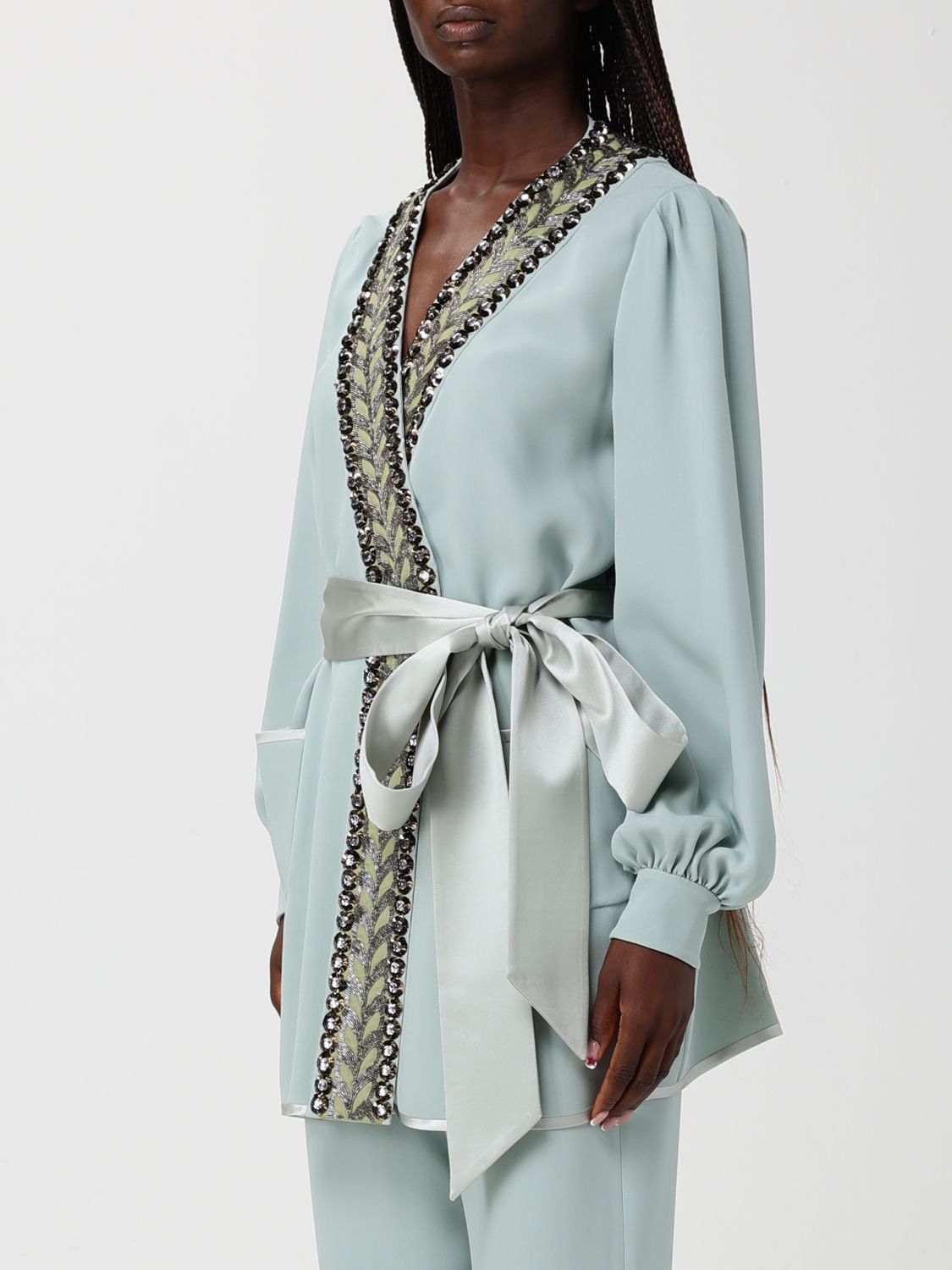 Valentino Valentino Jacket Woman Sage Size S / US 4 / IT 40 - 4 Thumbnail
