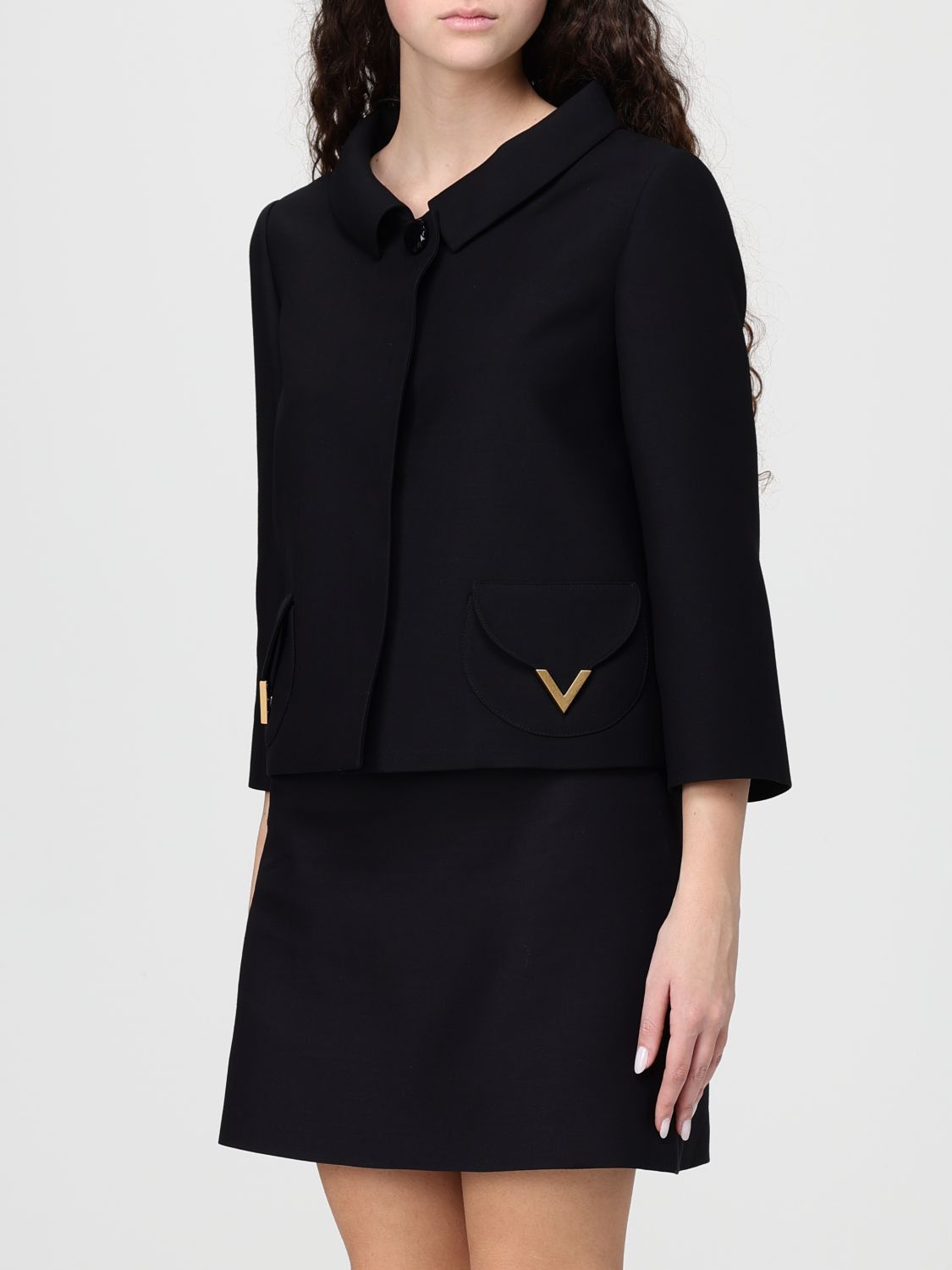 Valentino Valentino Jacket Woman Black Size S / US 4 / IT 40 - 4 Thumbnail