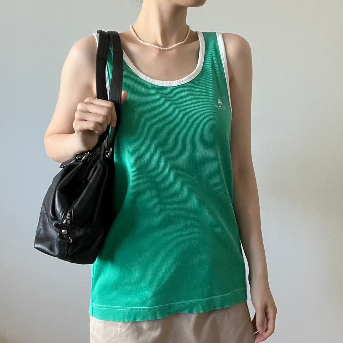 Burberry Burberry Vintage Tiffany Blue Vest Size L / US 10 / IT 46 - 4 Thumbnail