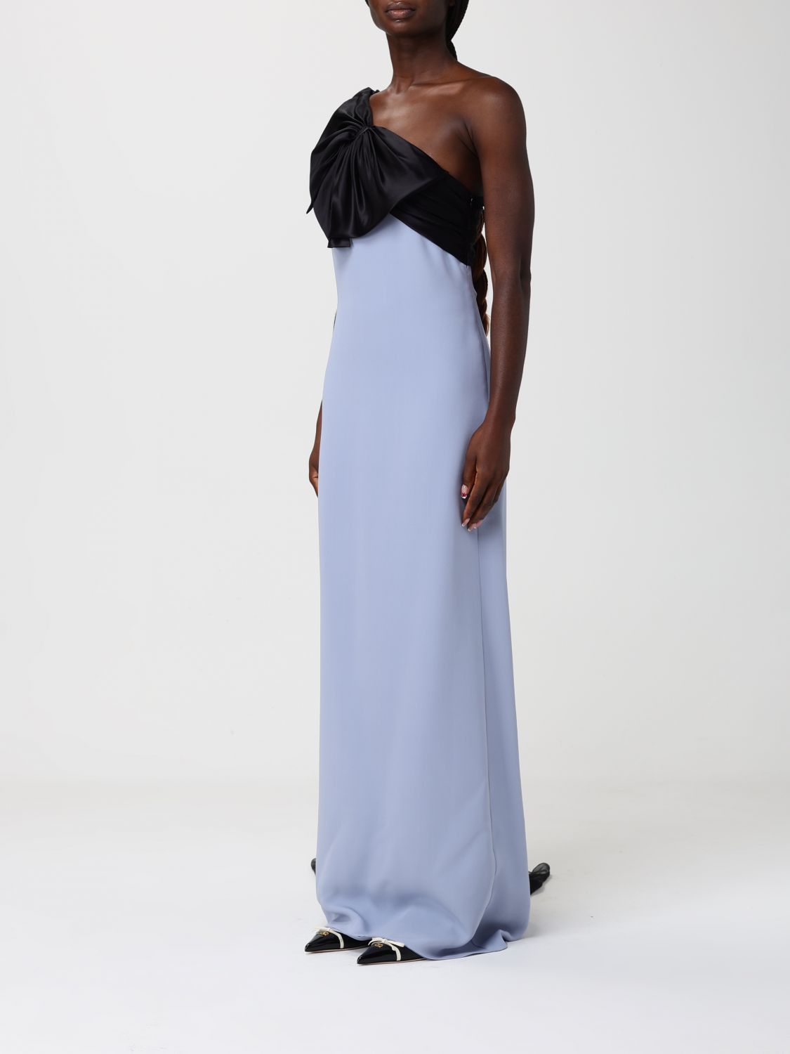 Valentino Valentino Dress Woman Gnawed Blue Size M / US 6-8 / IT 42-44 - 3 Thumbnail