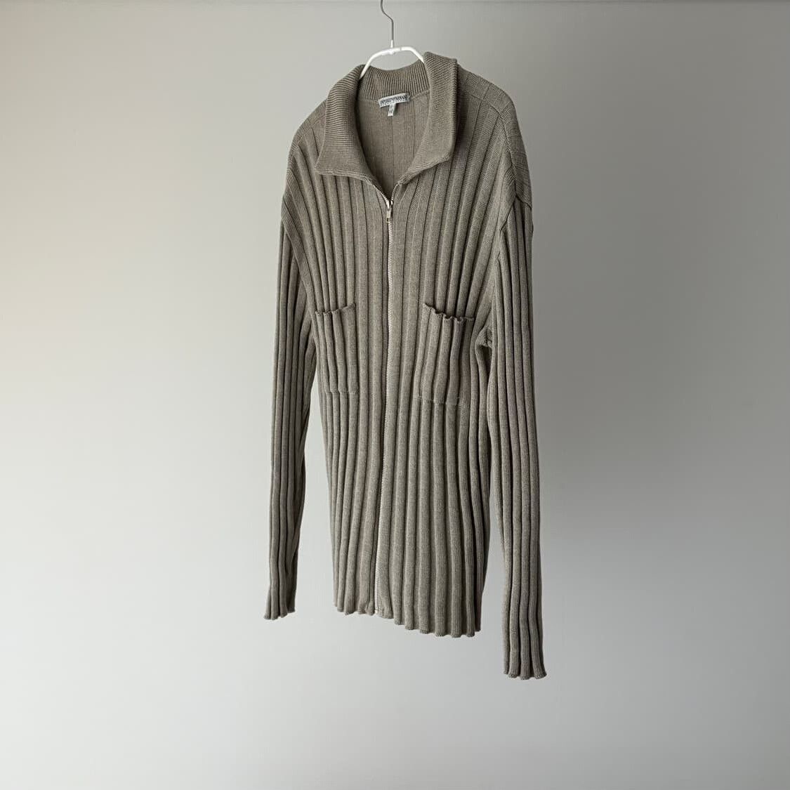 Armani Armani Vintage Gray Knit Coat Size US S / EU 44-46 / 1 - 3 Thumbnail