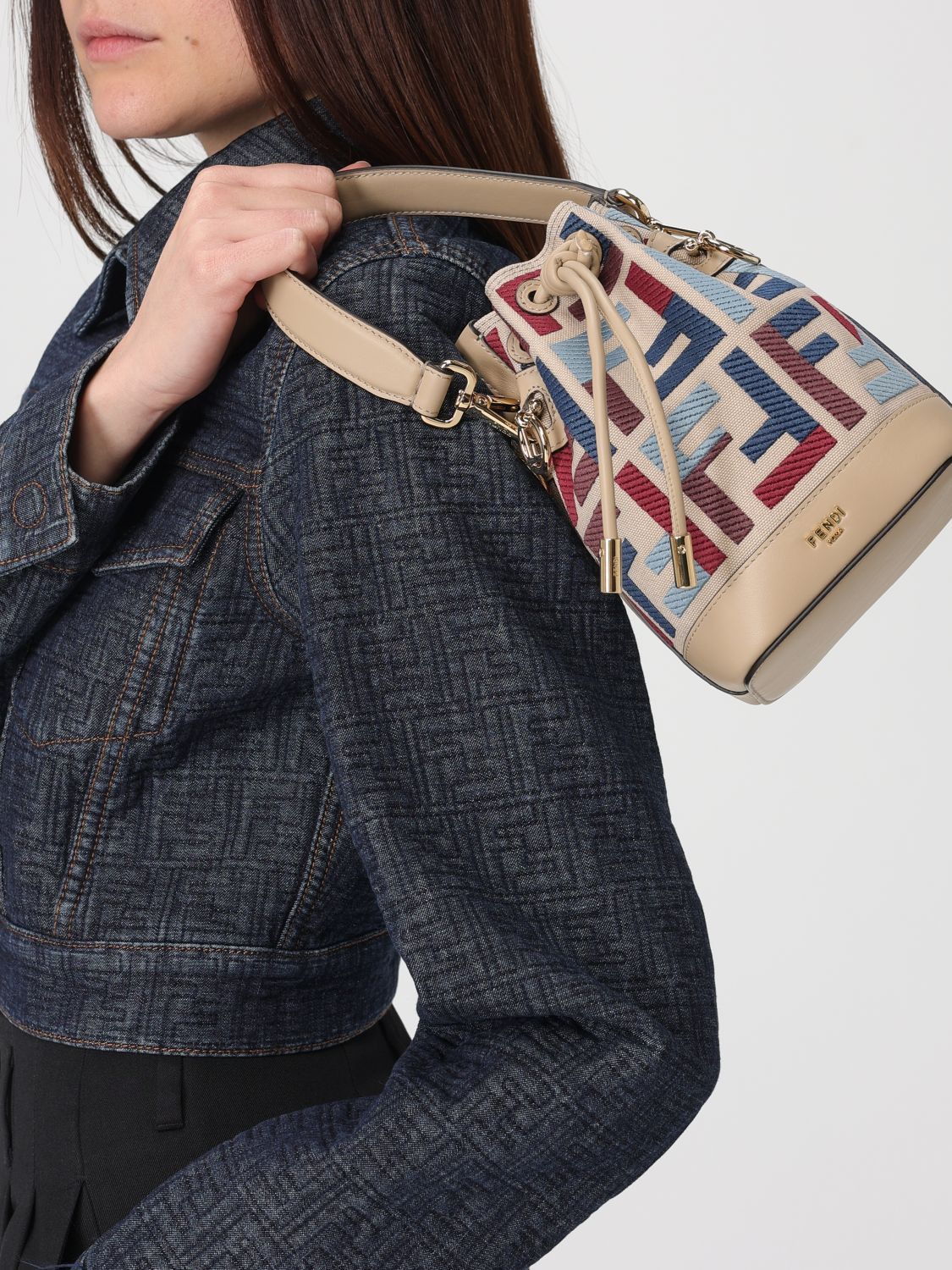 Fendi Fendi Mini Bag Woman Beige Size ONE SIZE - 2 Thumbnail