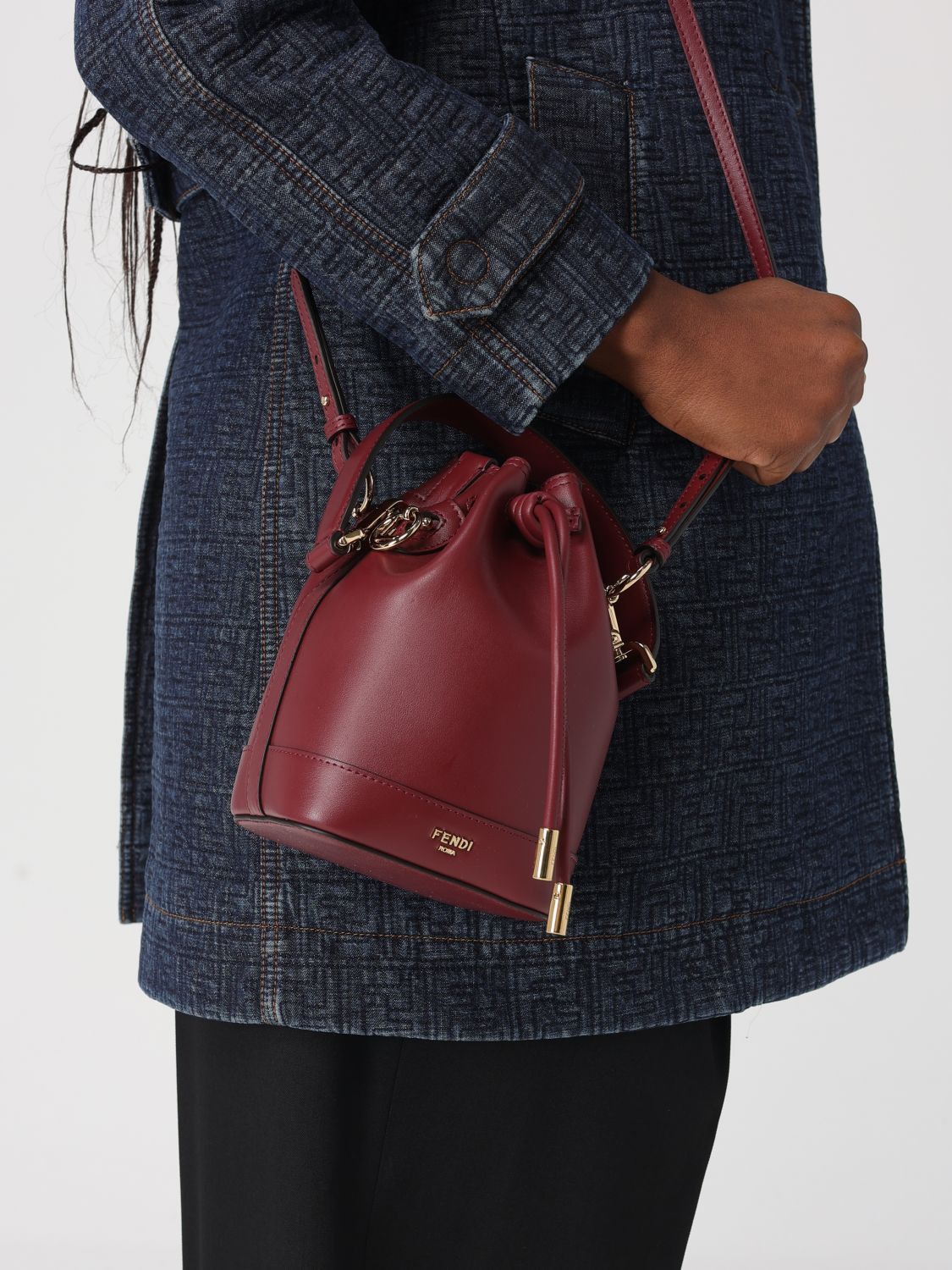Fendi Fendi Mini Bag Woman Burgundy Size ONE SIZE - 2 Thumbnail