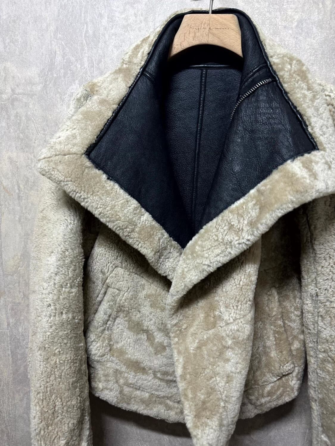 Rick Owens Rick Owens Sheepskin Leather Jacket Size US XS / EU 42 / 0 - 6 Thumbnail