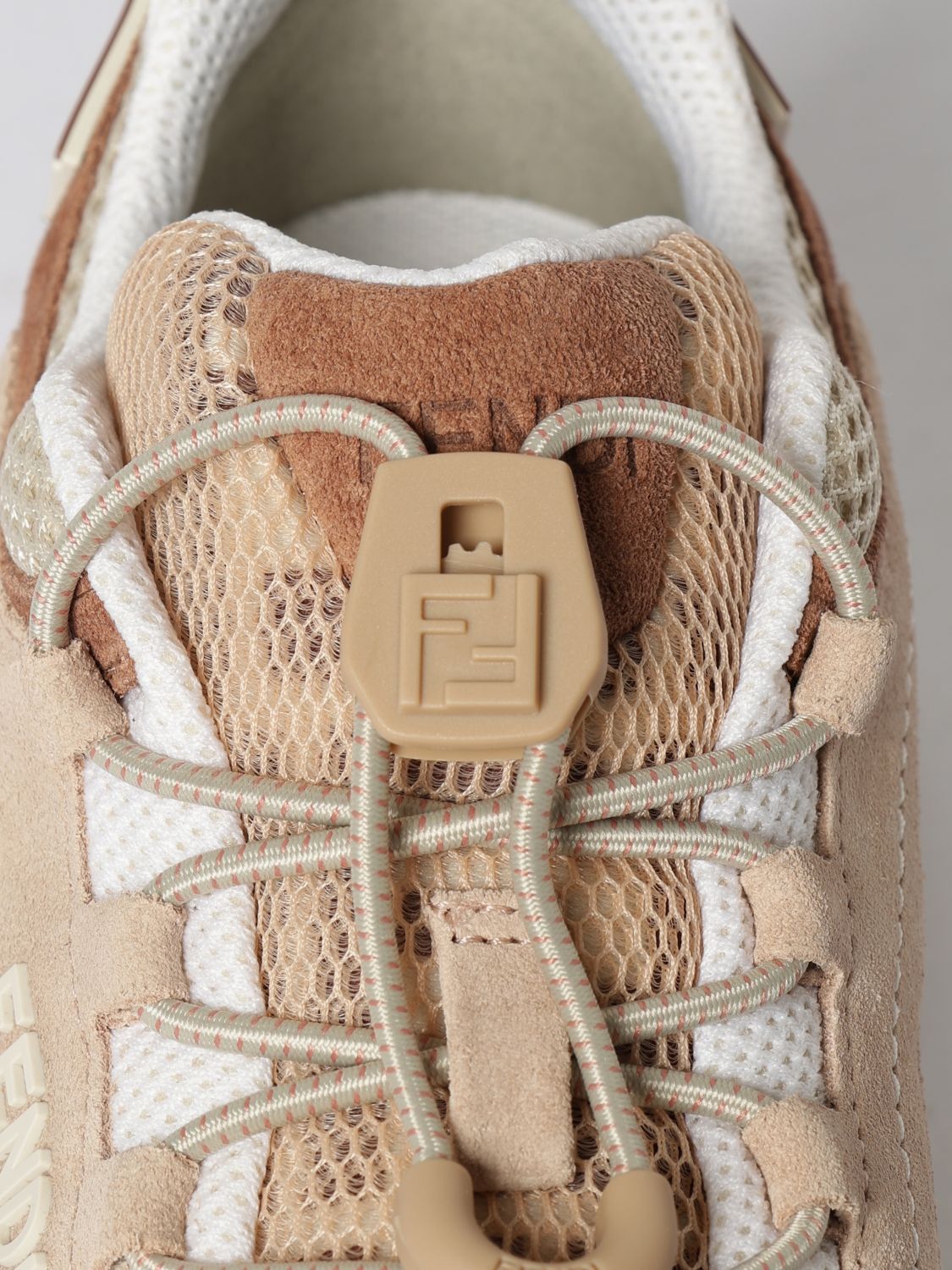 Fendi Fendi Sneakers Woman Beige Size US 6 / IT 36 - 4 Thumbnail