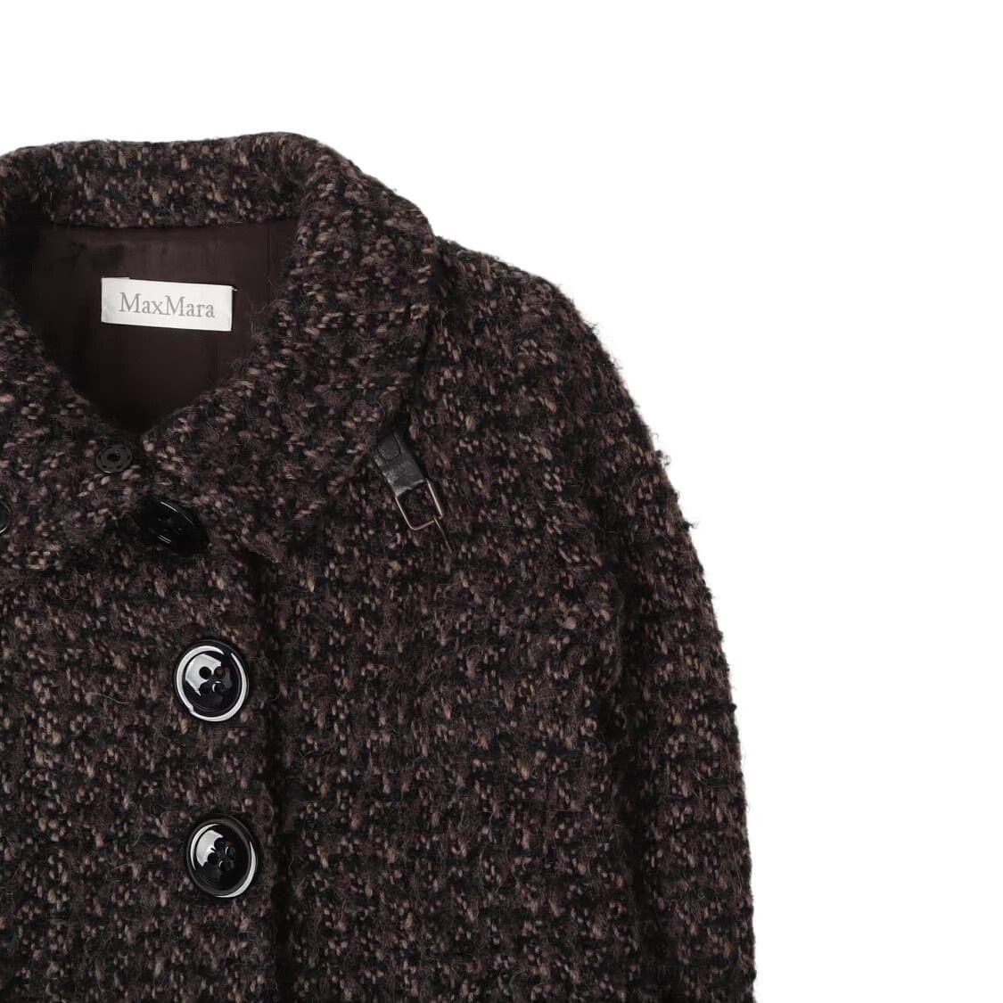 Max Mara Max Mara Toronto Tweed Wool Coat Size L / US 10 / IT 46 - 2 Thumbnail