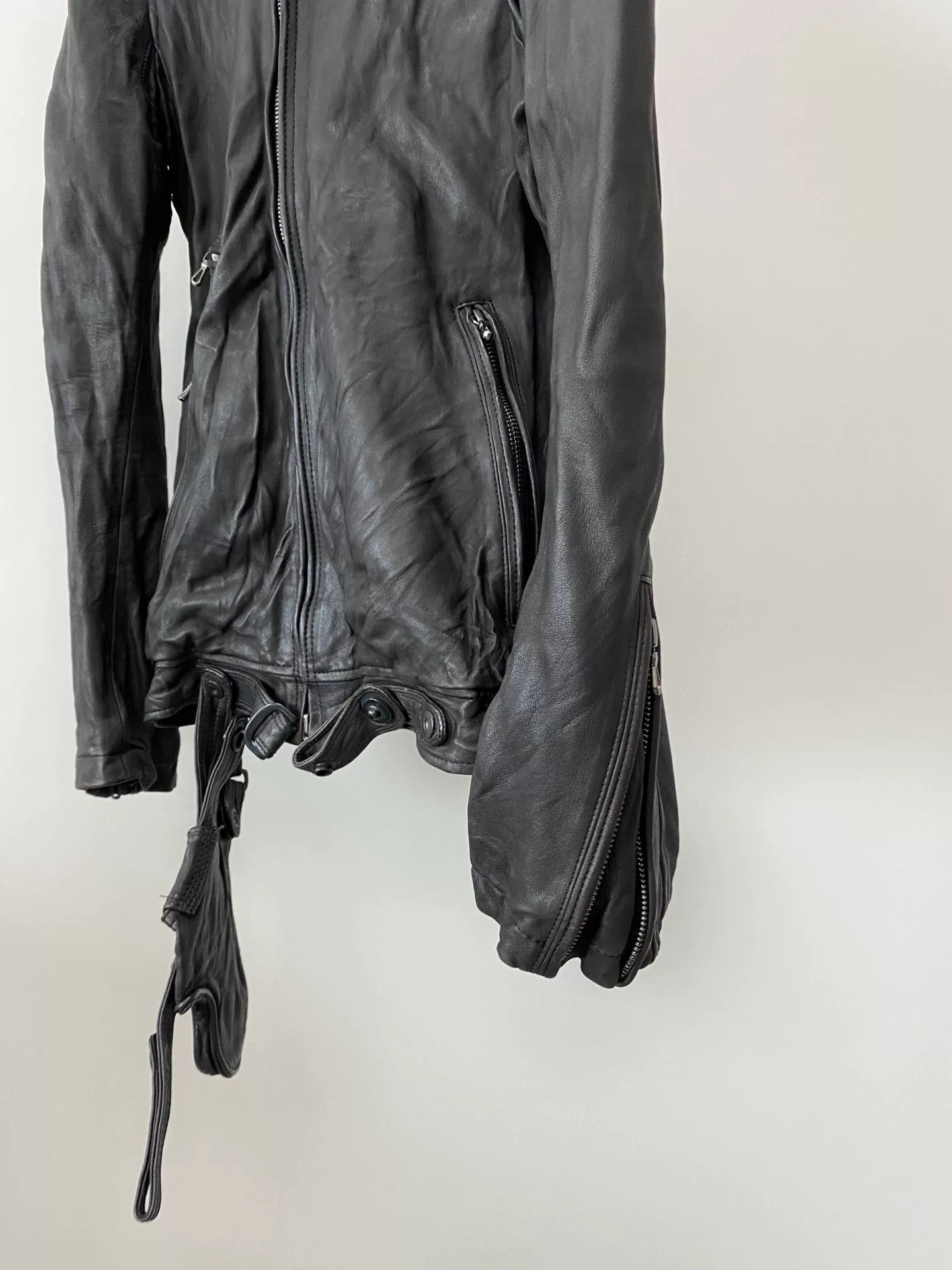 Julius Julius 2010SS Gun Pocket Leather Jacket Size US M / EU 48-50 / 2 - 4 Thumbnail