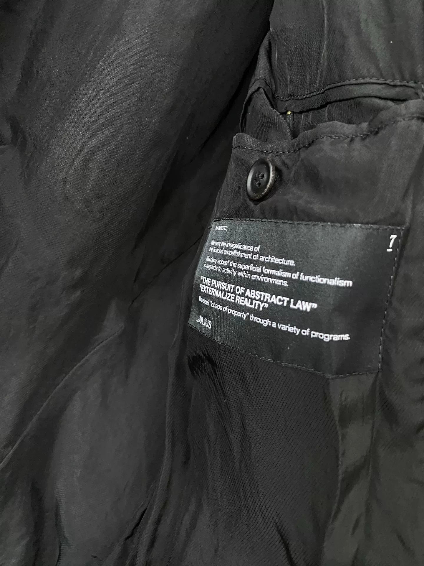 Julius Julius 2010SS Gun Pocket Leather Jacket Size US M / EU 48-50 / 2 - 7 Thumbnail