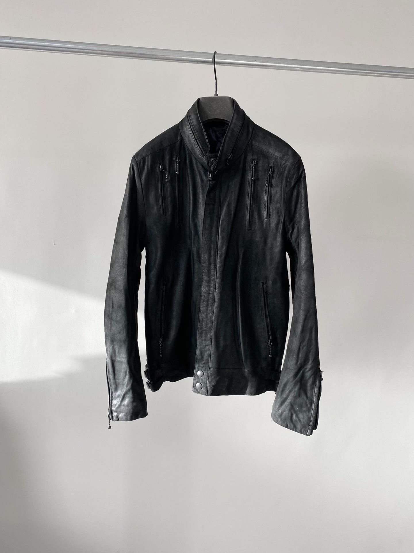 Number (N)ine Number (N)ine 2004AW Leather Jacket Size US M / EU 48-50 / 2 - 2 Thumbnail