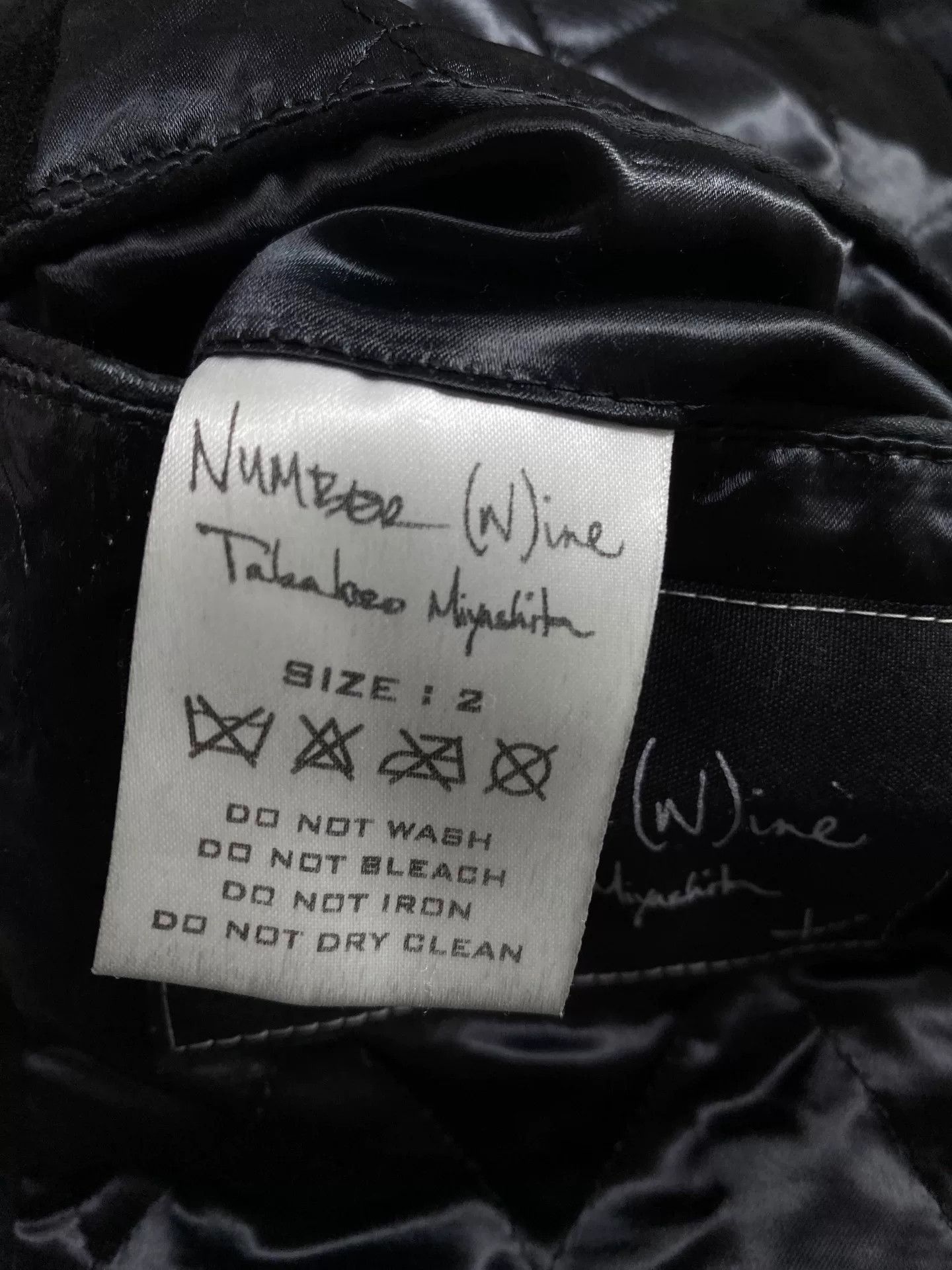 Number (N)ine Number (N)ine 2004AW Leather Jacket Size US M / EU 48-50 / 2 - 9 Thumbnail