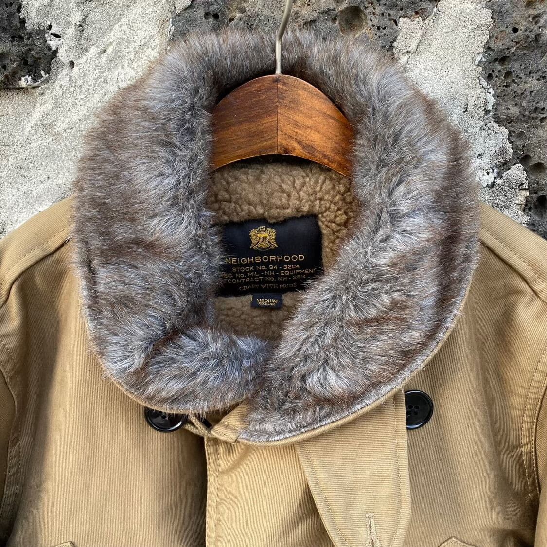 Neighborhood Neighborhood Boston Wolf Gray Wool Coat Size US M / EU 48-50 / 2 - 4 Thumbnail