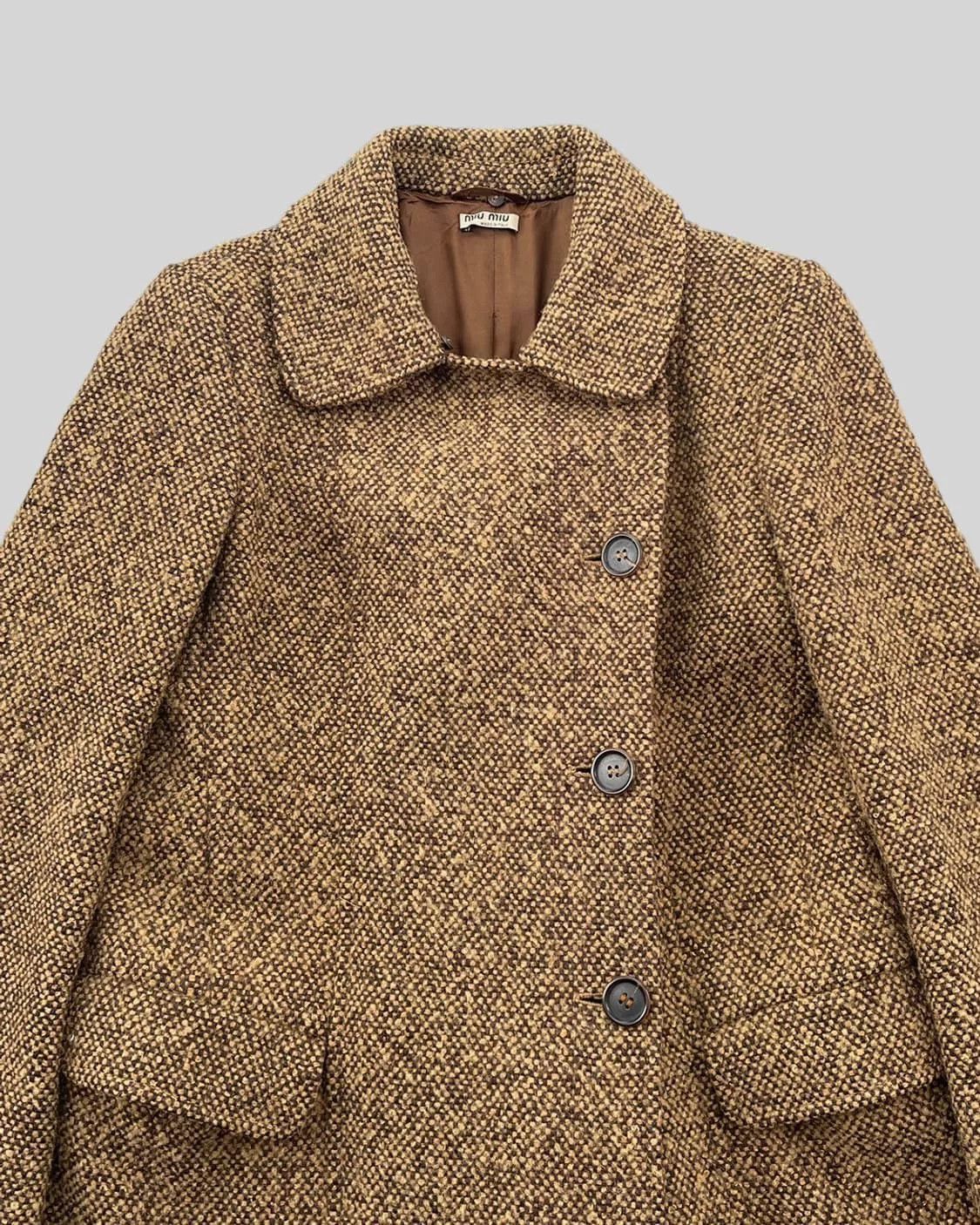 Miu Miu Miu Miu Moroccan Wool Coat Size L / US 10 / IT 46 - 2 Thumbnail
