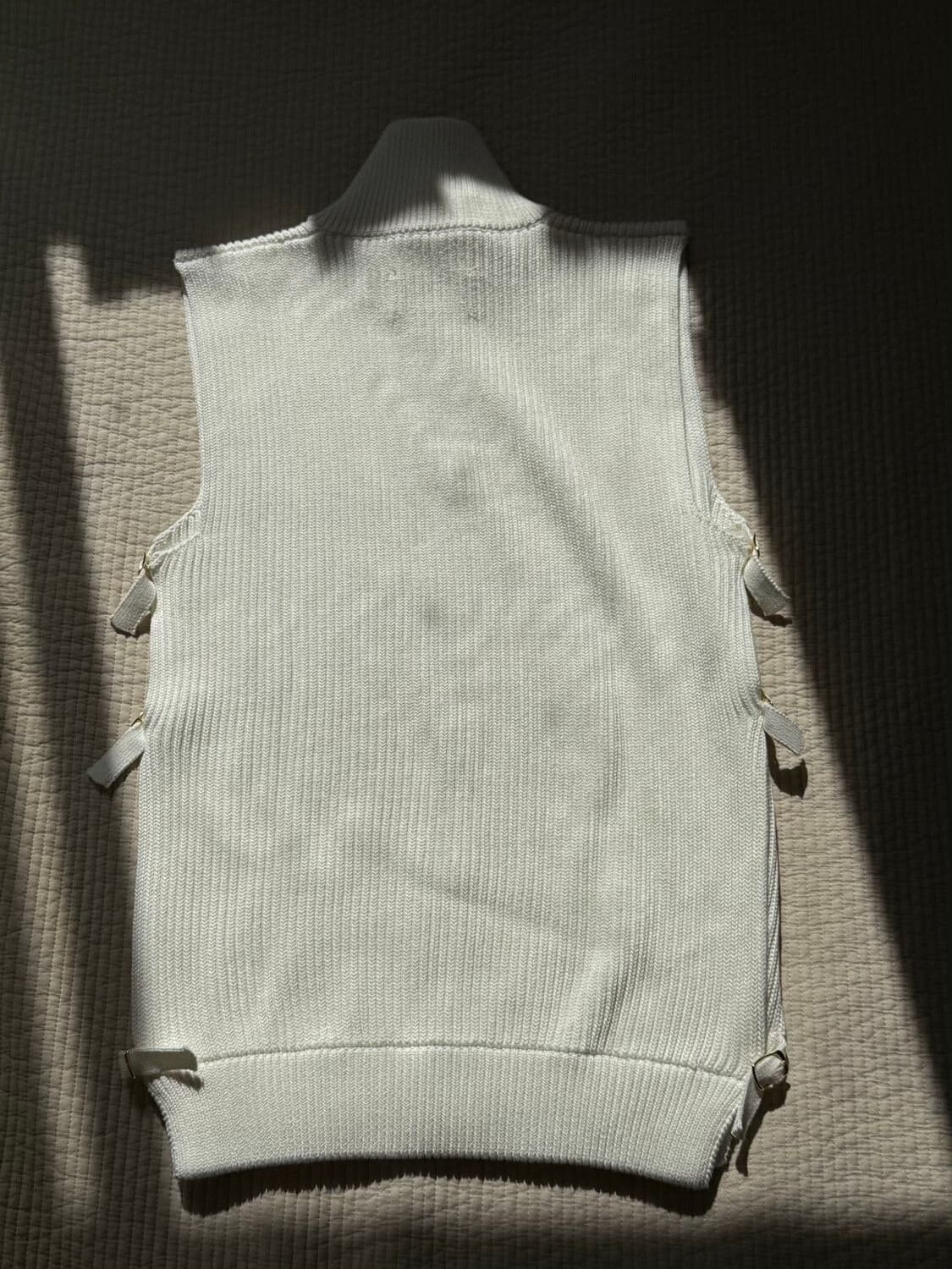 Maison Margiela Maison Margiela Adjustable Strap Knit Vest Size US L / EU 52-54 / 3 - 3 Thumbnail