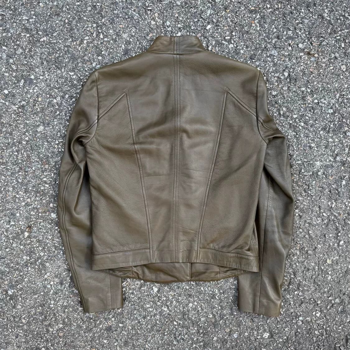 Helmut Lang Helmut Lang Vintage Leather Jacket Size US M / EU 48-50 / 2 - 7 Thumbnail