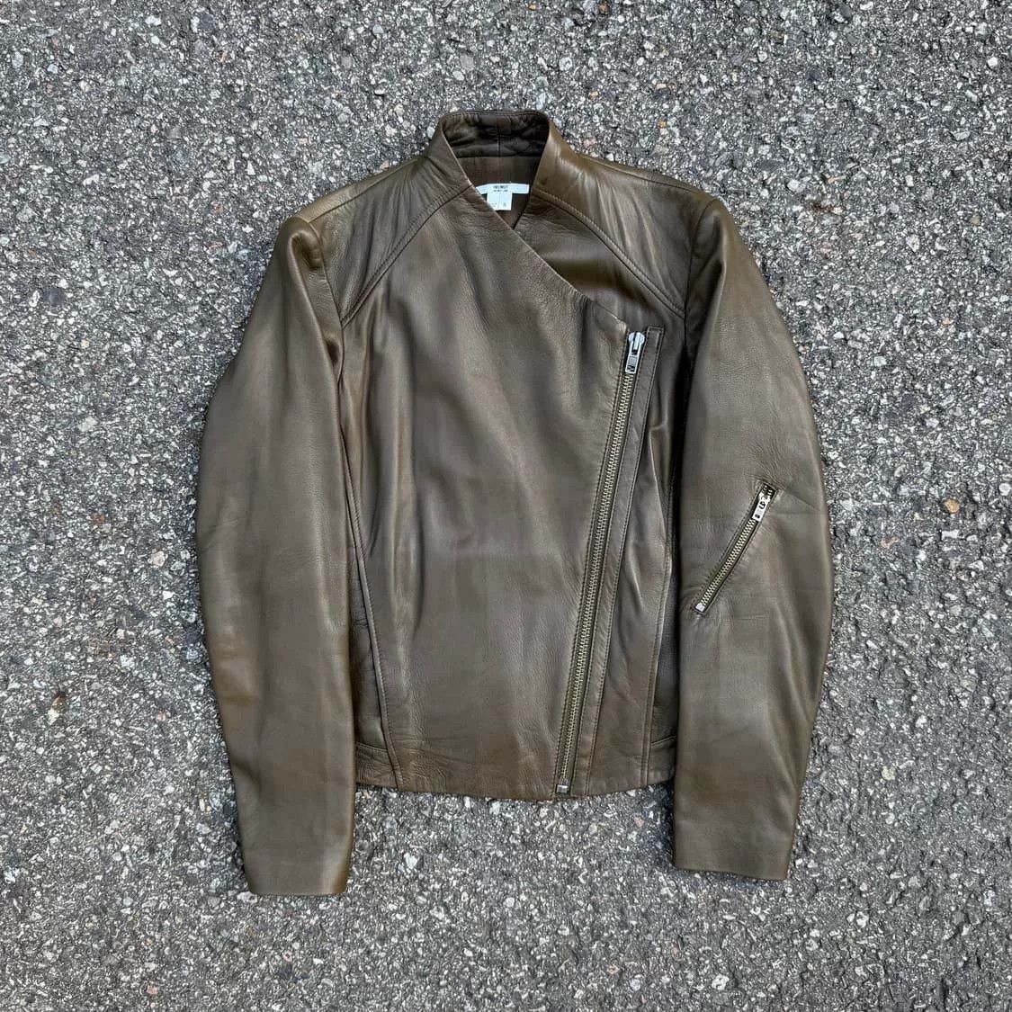 Helmut Lang Helmut Lang Vintage Leather Jacket Size US M / EU 48-50 / 2 - 2 Thumbnail