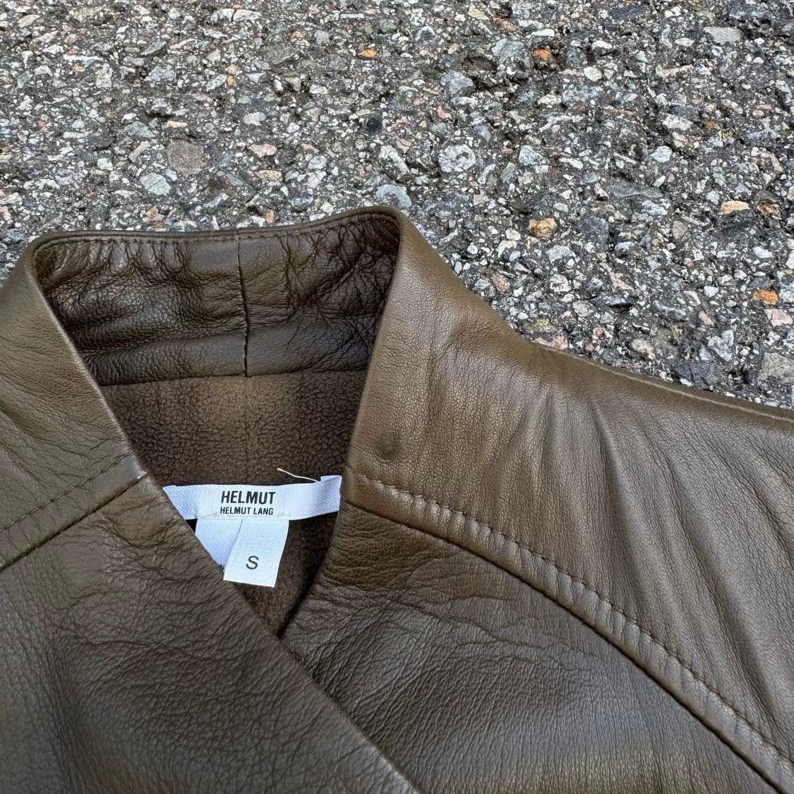 Helmut Lang Helmut Lang Vintage Leather Jacket Size US M / EU 48-50 / 2 - 4 Thumbnail